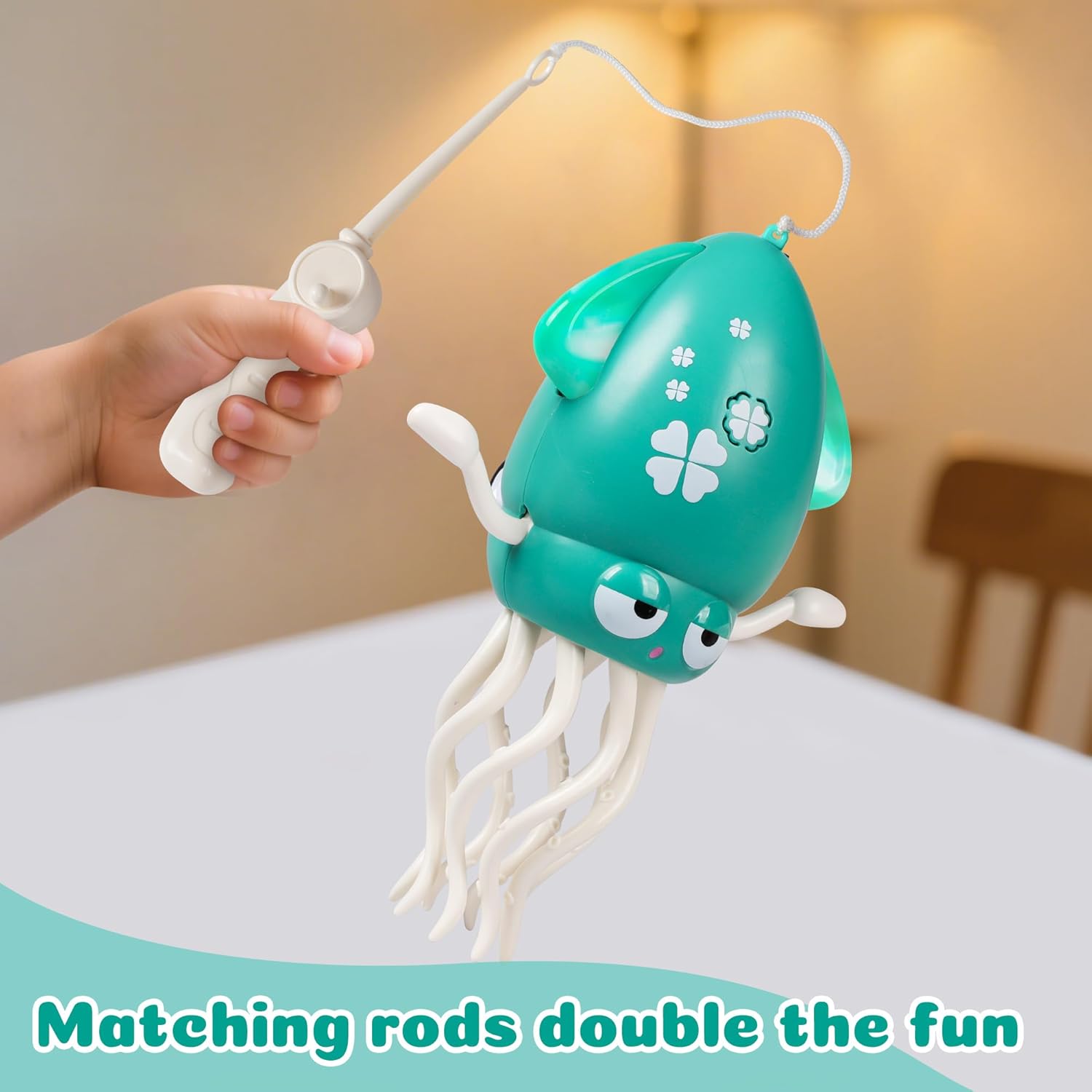 Magic Dancing Octopus Toys, Musical LED Toy, 3 Colors Available (Green)