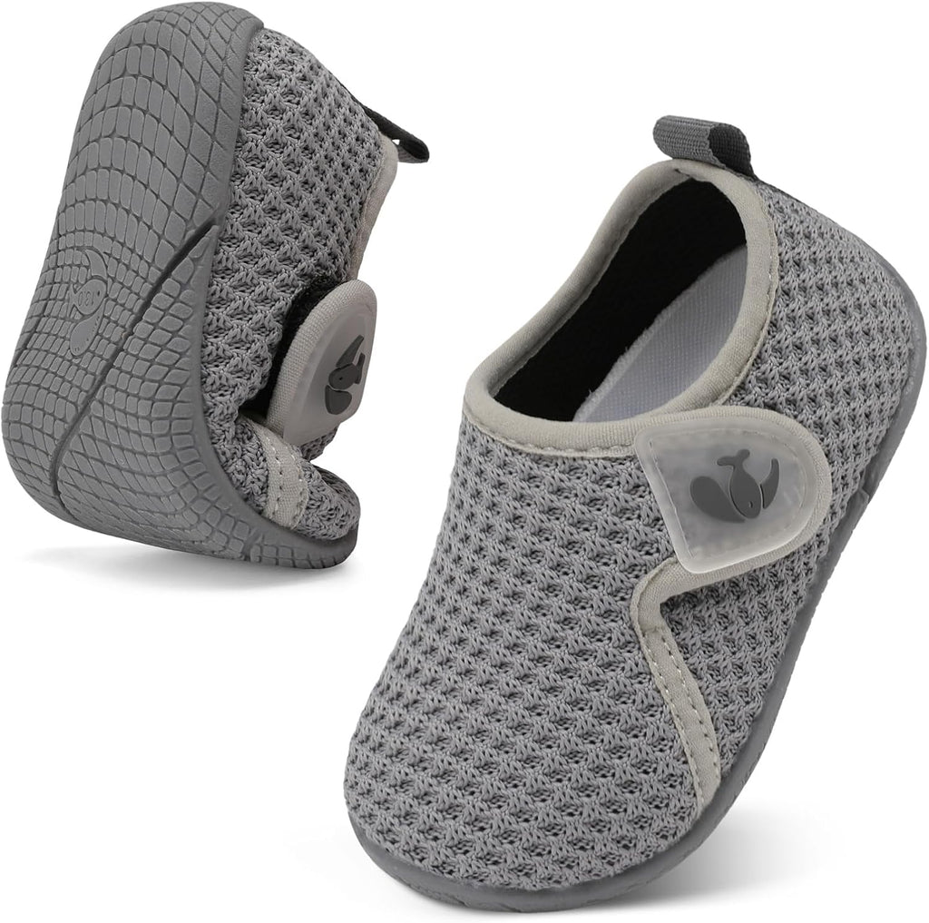 FEETCITY Toddler Walking Shoes Slip On Toddler Shoes Boys Girls Kids Sports Sneakers Casual School Shoes Barefoot Shoes