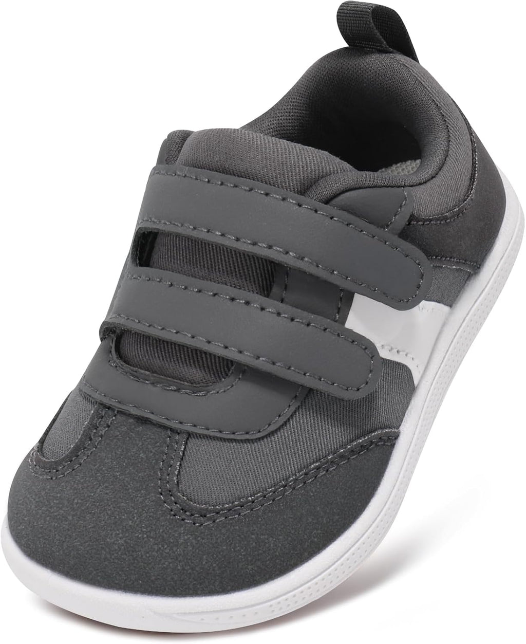 Toddler Wide Toe Box Barefoot Shoes Boys Girls Sneakers Zero Drop Kid Tennis Running Shoes Lightweight Non-Slip Comfortable Infant First Walking Shoe Outdoor Activities School