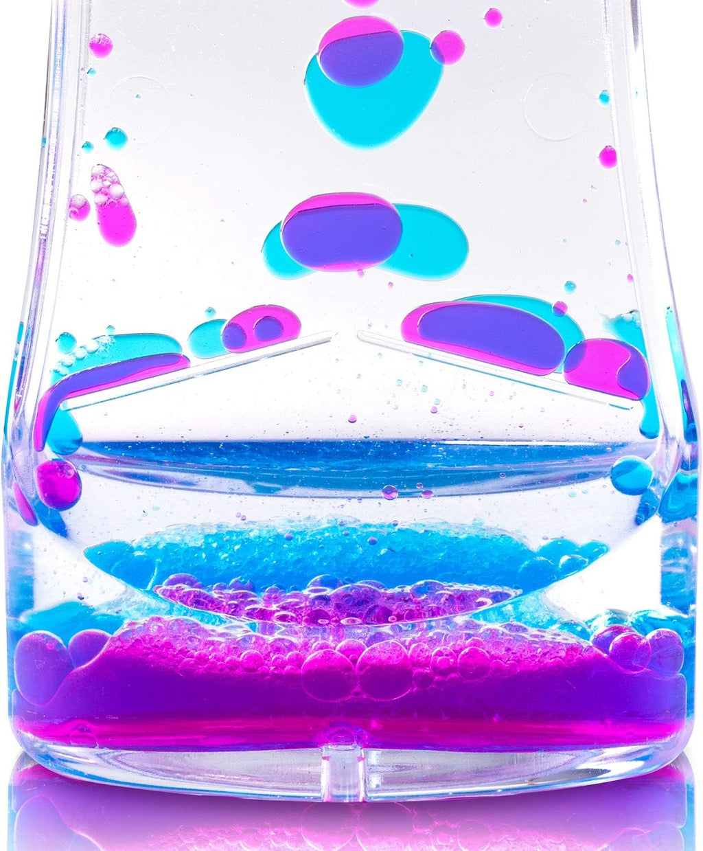 Liquid Motion Bubbler for Sensory Play, Fidget Toy, Children Activity, Desk Top, Assorted Colors (3 Pack)