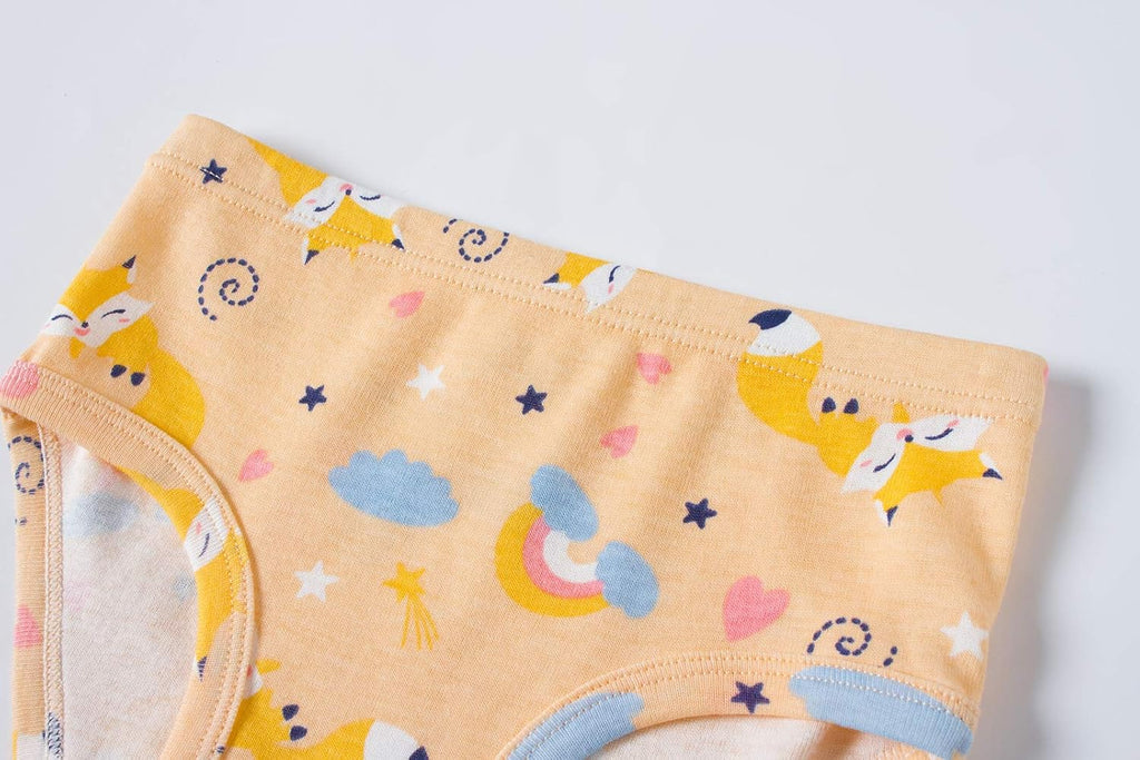 Hahan Girls Soft Panties Toddler Girls Cotton Underwear Kids Briefs