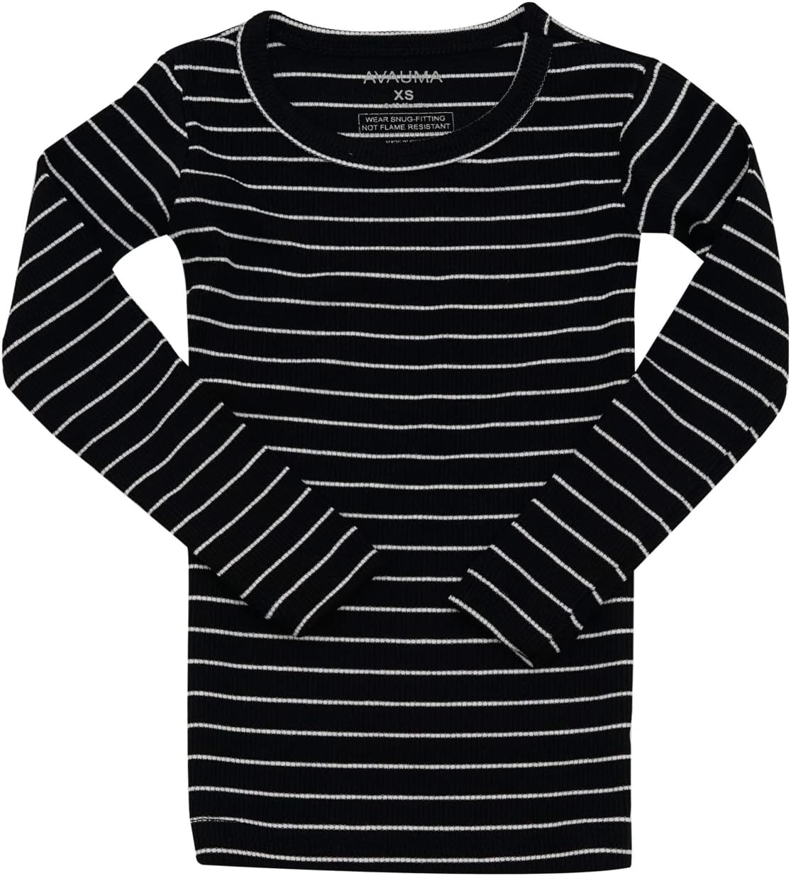 AVAUMA Stripe Pattern Baby Boys Girls Pajama Set Kids Toddler Snug fit Ribbed Sleepwear pjs for Daily Life Style