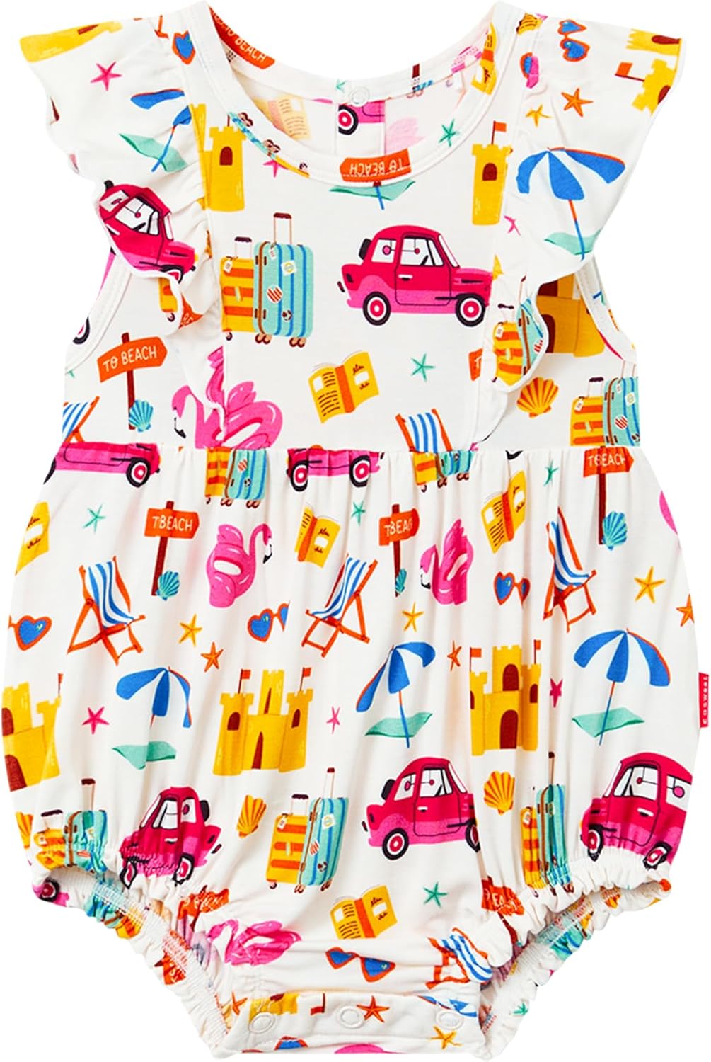 Bamboo Viscose Baby Romper Infant Girl Ruffle Sleeveless Newborn Baby Girl Bodysuit