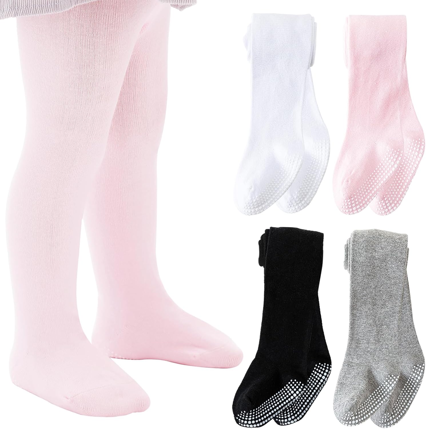 Mini angel Baby Tights Non Slip Baby Girl Tights Seamless Cotton Pantyhose Toddler Stockings Winter Warm Leggings Non-Skid