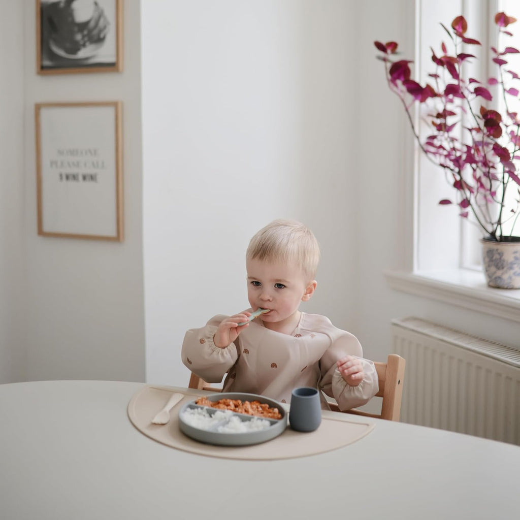 mushie Silicone Baby Starter Training Cup | 6 Months+ (Tradewinds)