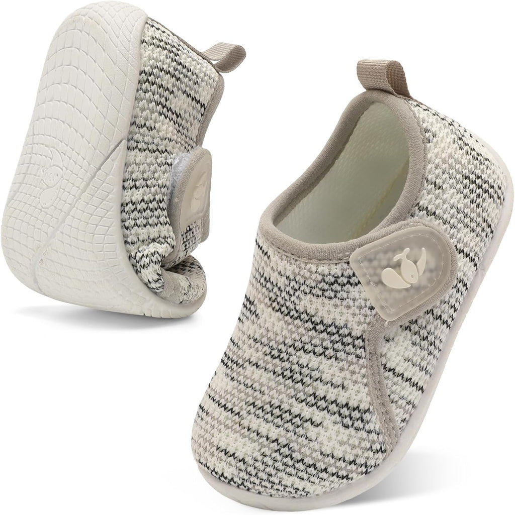 FEETCITY Toddler Walking Shoes Slip On Toddler Shoes Boys Girls Kids Sports Sneakers Casual School Shoes Barefoot Shoes