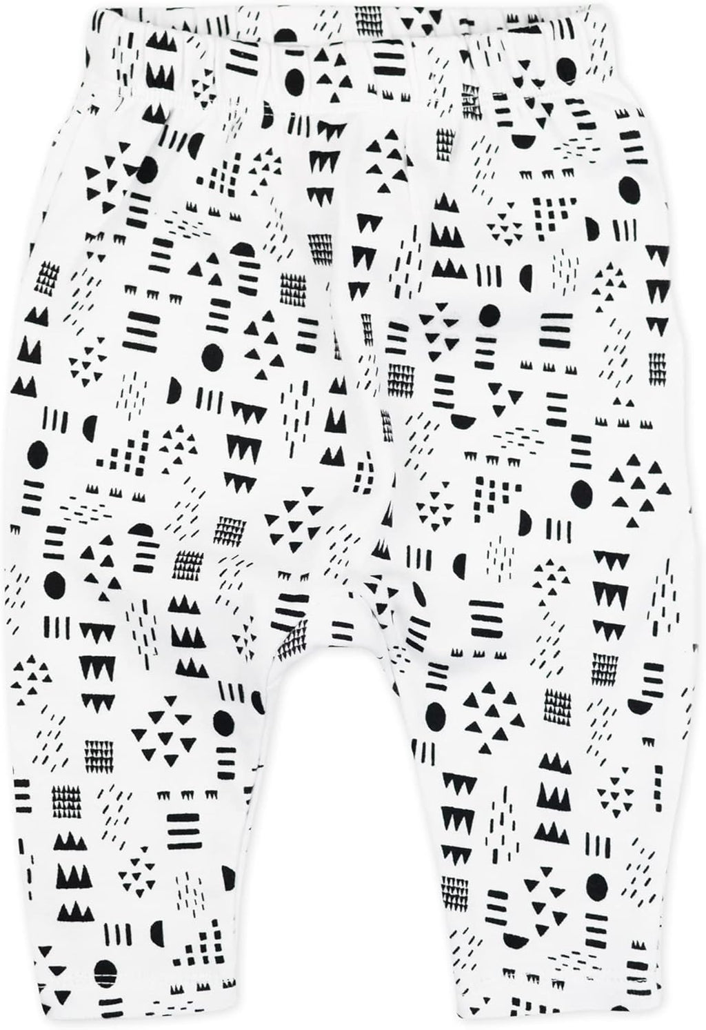 HonestBaby Multipack Harem Pants Roomy Fit Pull on Bottoms 100% Organic Cotton for Infant Baby Boys, Girls, Unisex