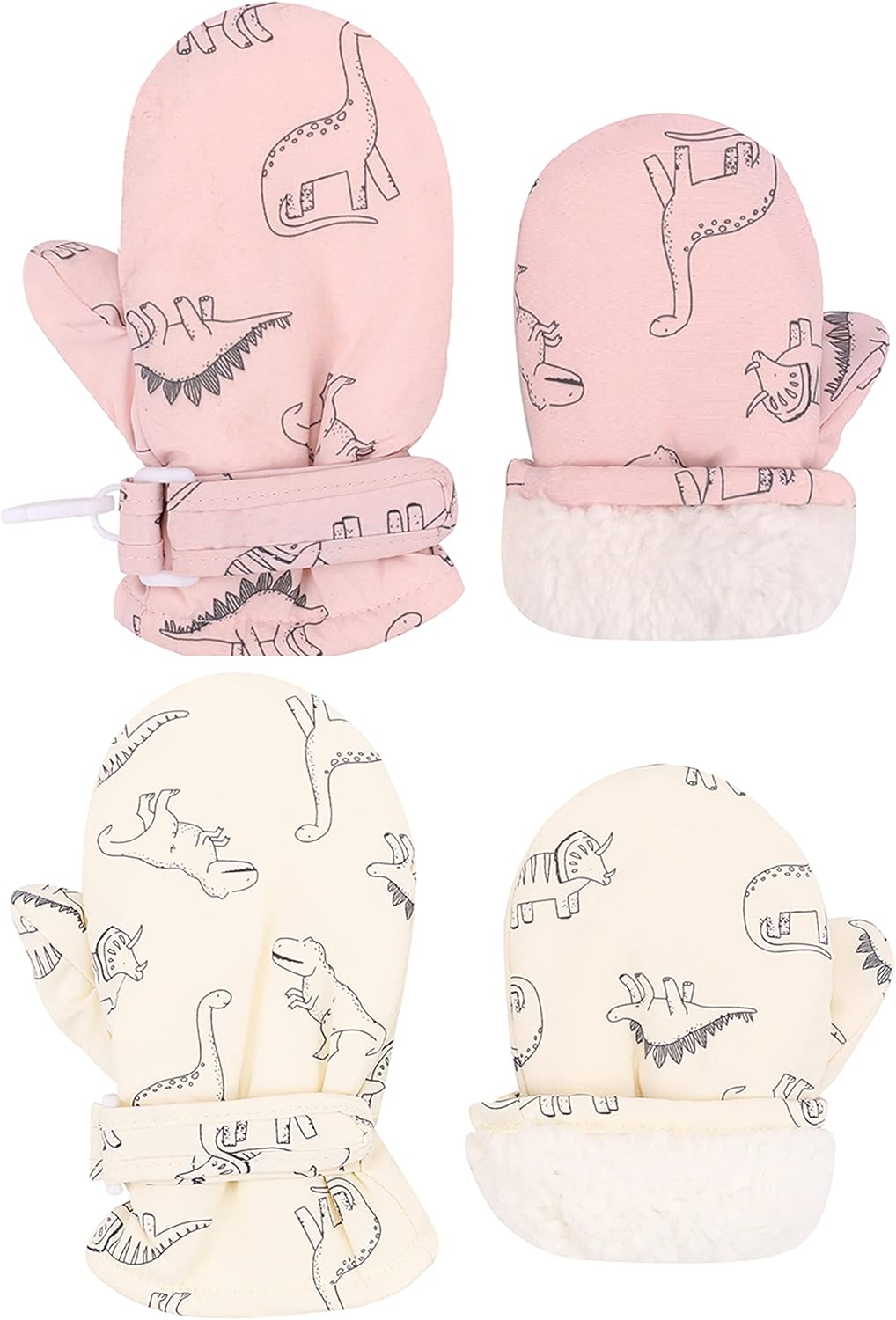 Toddler Gloves Kids Mittens Winter Warm Lined Fleece Gloves Waterproof Snow Baby Mitten for Boys Girls