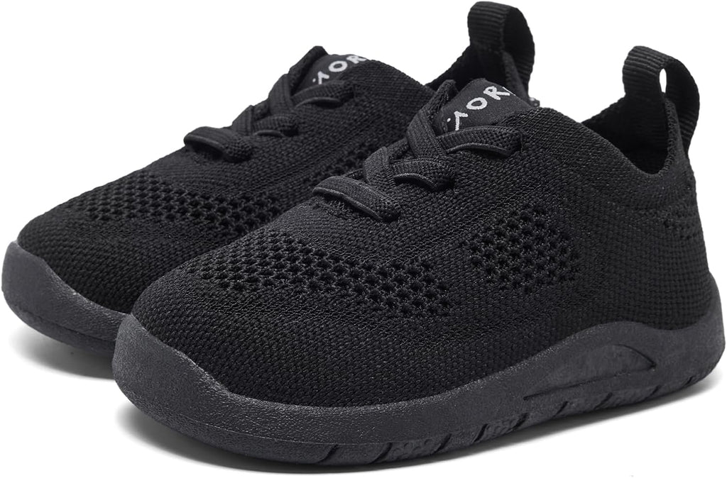 MORENDL Toddler Shoes Baby Walking Sock Shoes Infant Sneakers 0-4 Years Boy Girl Barefoot Tennis Shoe Non-Slip Brethable