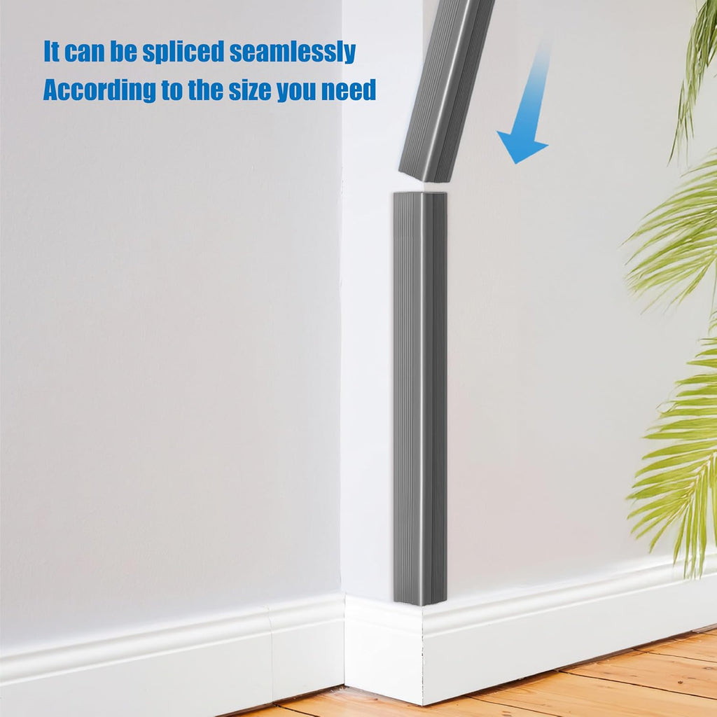 Wall Corner Protectors 4 Pack,1.57x1.57x23.62x0.12 inch PVC Double Side Proof Corner Guards for Sharp Edges, Self-Adhesive Corner Protectors for Home, Kindergarten,Thickness-3mm(0.12 in)