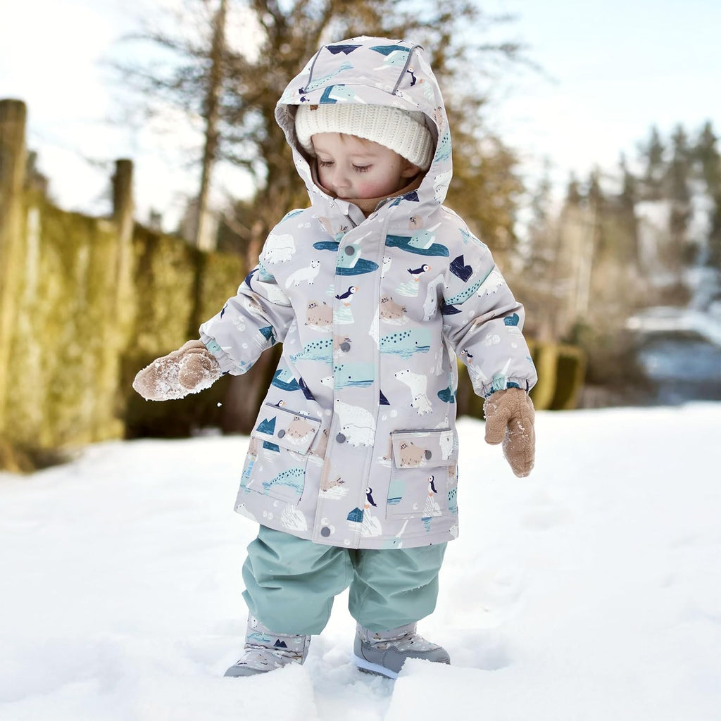 JAN & JUL Waterproof Fleece Lined Rain Jacket, Raincoat for Kids