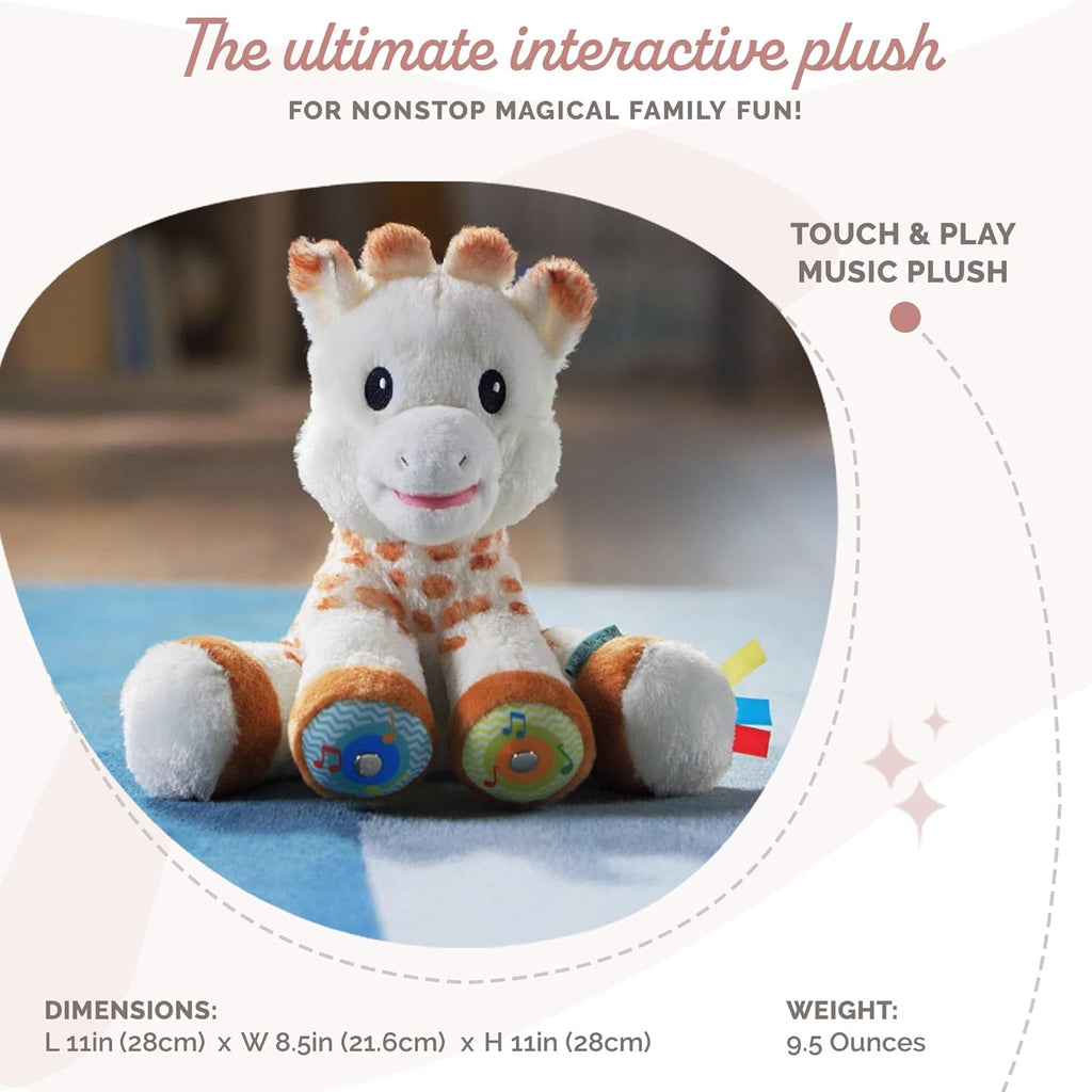 Sophie la girafe Touch & Play Music Plush | Make Music with Interactive Touch | A Toy for The Whole Family
