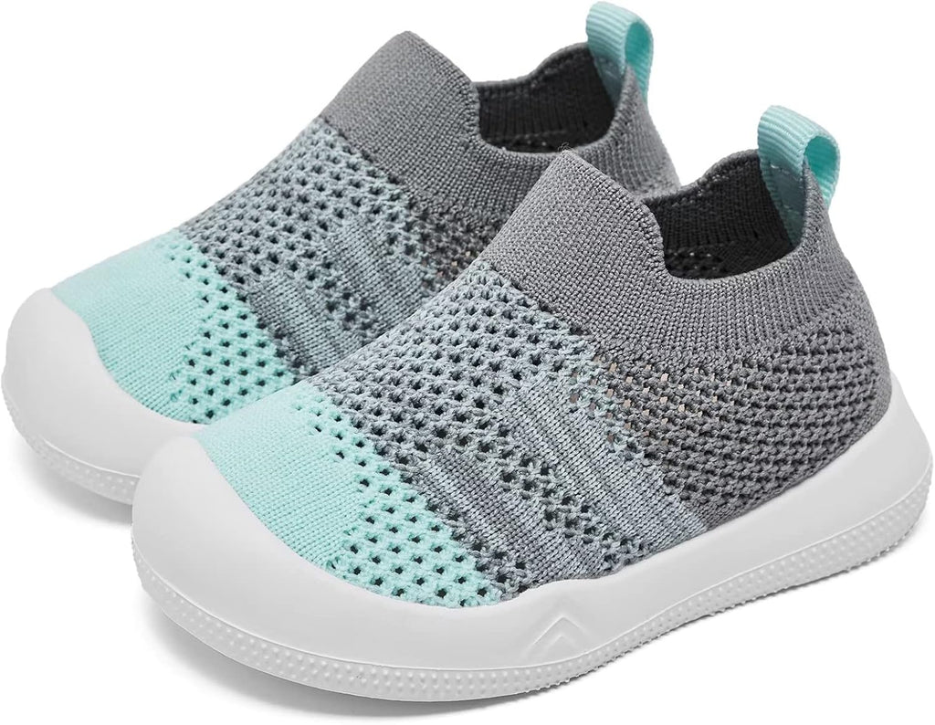 Eashi Baby Boy Girl Non-Skid Indoor Infant Walking Shoes Breathable Warm Elastic Sock Shoes with Memory Sole Protect Toes Outdoor Sneakers