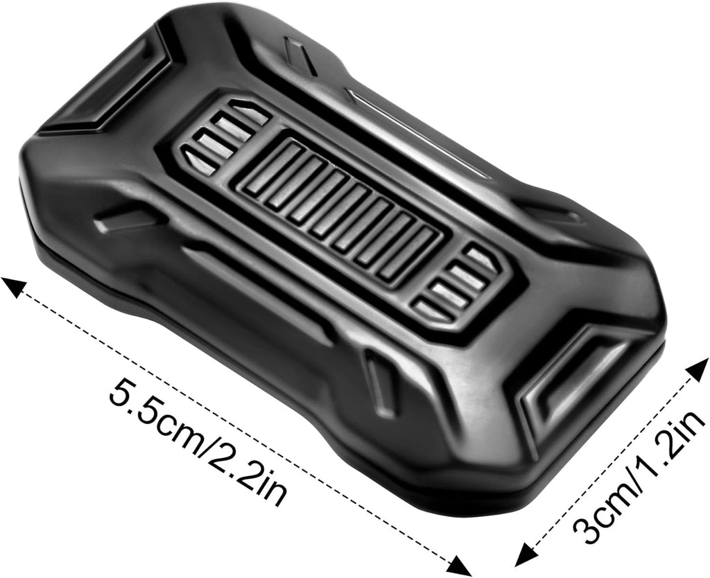 Metal Fidget Toys, Magnetic Slider Fidget for Adults Fidgets, Cool Gadgets Fidget Toys for ADHD, EDC, Anxiety, Stress Relief Toys for Adults, Kids (A-Black)