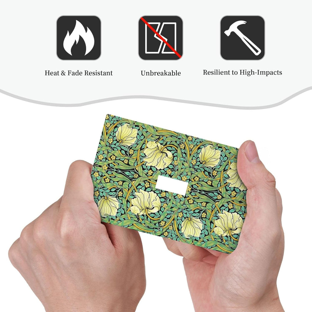 Decorative Light Switch Cover William Morris Vintage Floral Yellow Flowers Green Leaf 1 Gang Single Toggle Device Electrical Faceplate Switchplates Decorator Outlet Wall Plate for Bedroom