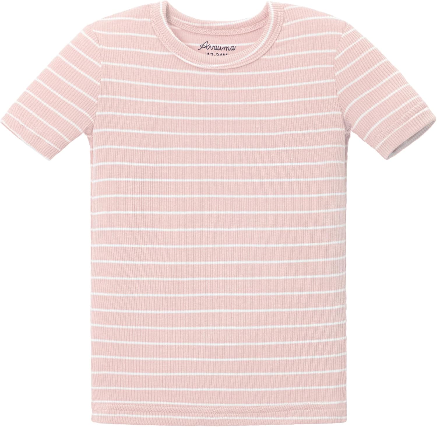 AVAUMA Stripe Pattern Baby Boys Girls Pajama Set Kids Toddler Snug fit Ribbed Sleepwear pjs for Daily Life Style