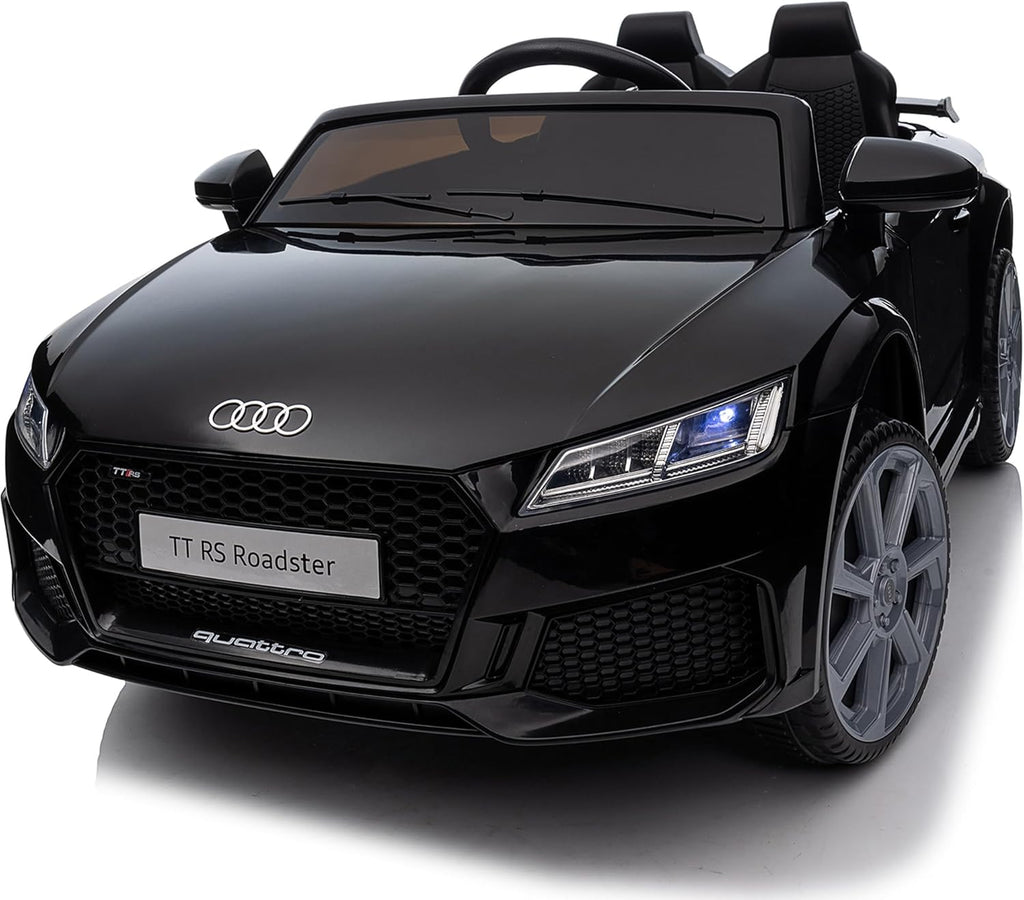 Electric Car for Kids, Licensed Audi 6V Kids Ride on Car Toy for Toddlers with Remote - Black