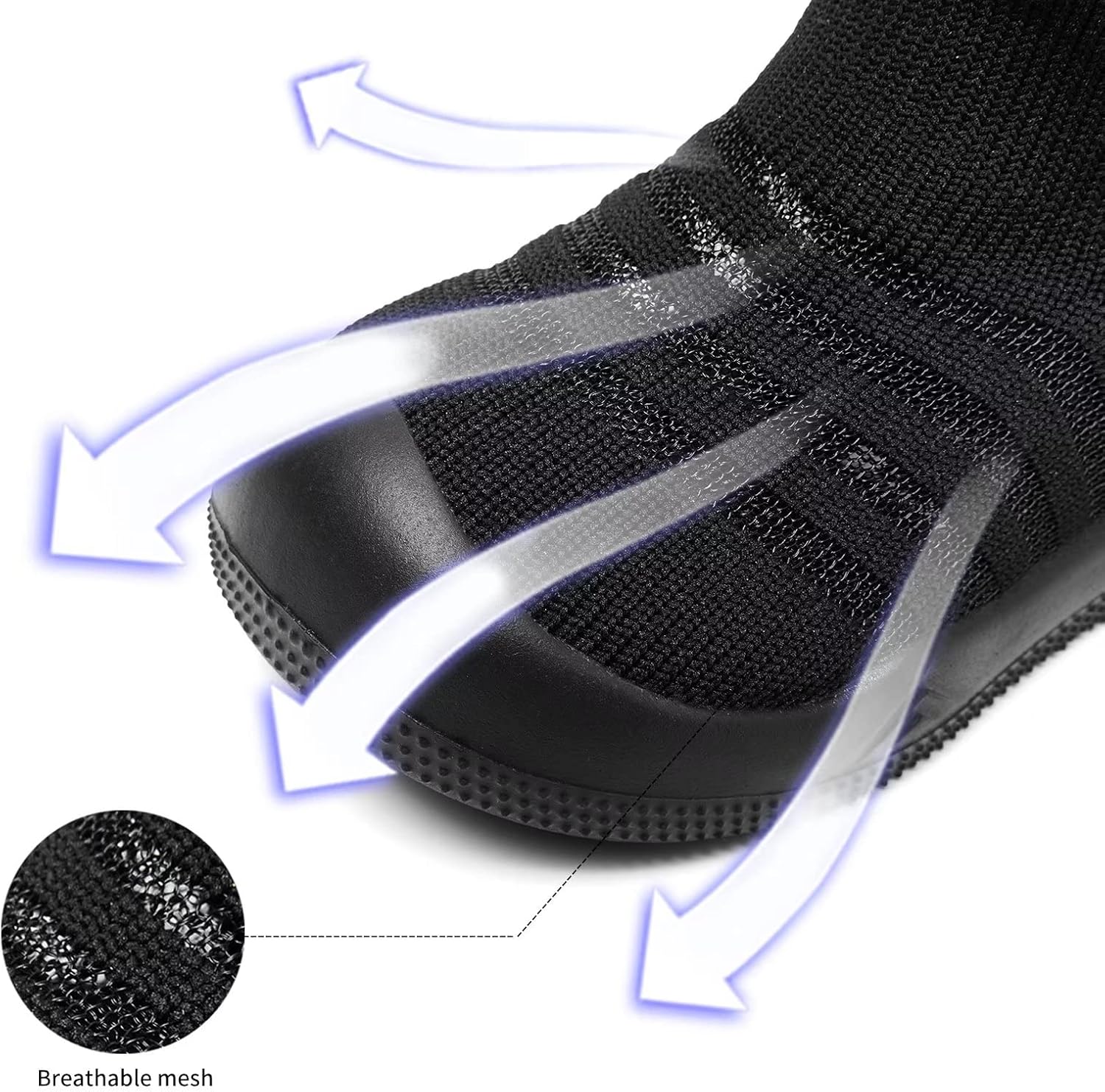 Eashi Baby Boy Girl Non-Skid Indoor Infant Walking Shoes Breathable Warm Elastic Sock Shoes with Memory Sole Protect Toes Outdoor Sneakers