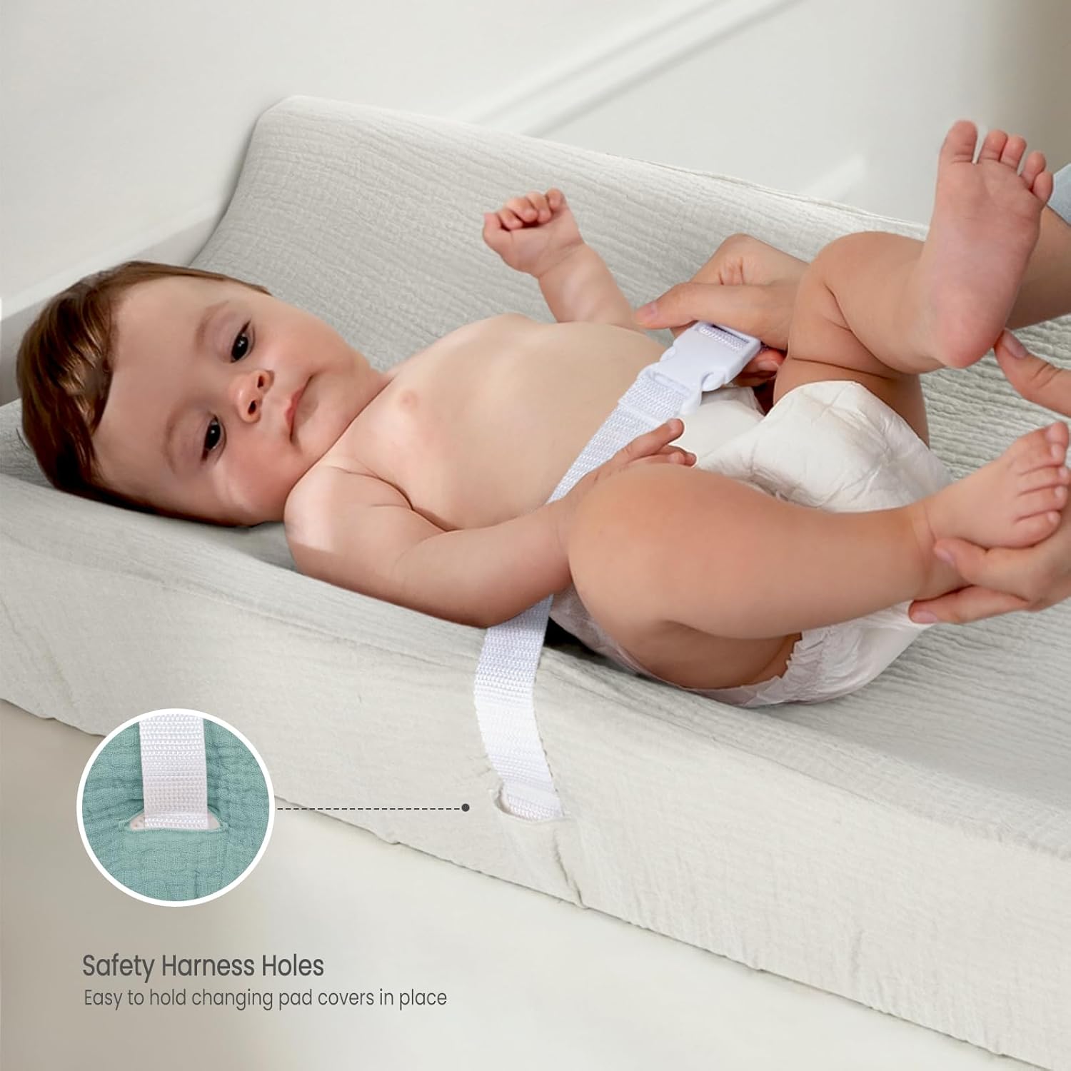 lulumoon Baby Changing Pad Cover: Muslin Diaper Changing Table Pad Cover - Changing Pad Sheets for Girls Boys