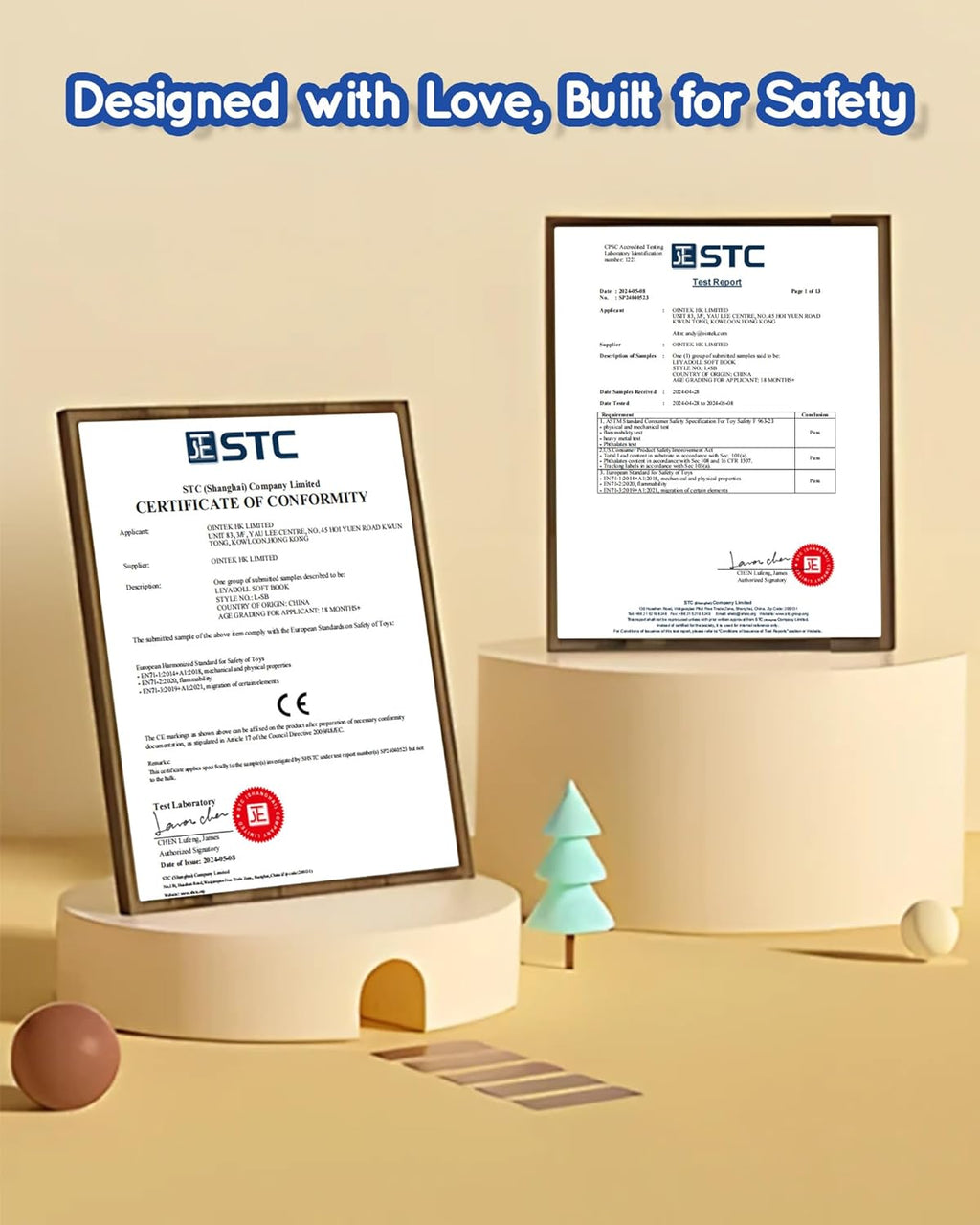 Interactive Sensory Soft Cloth Book, Educational Crinkle Quiet Activity Busy Book for Babies,Toddler Travel Toy Gift for 1-3 Year Old Boys and Girls (A Berry Special Day)