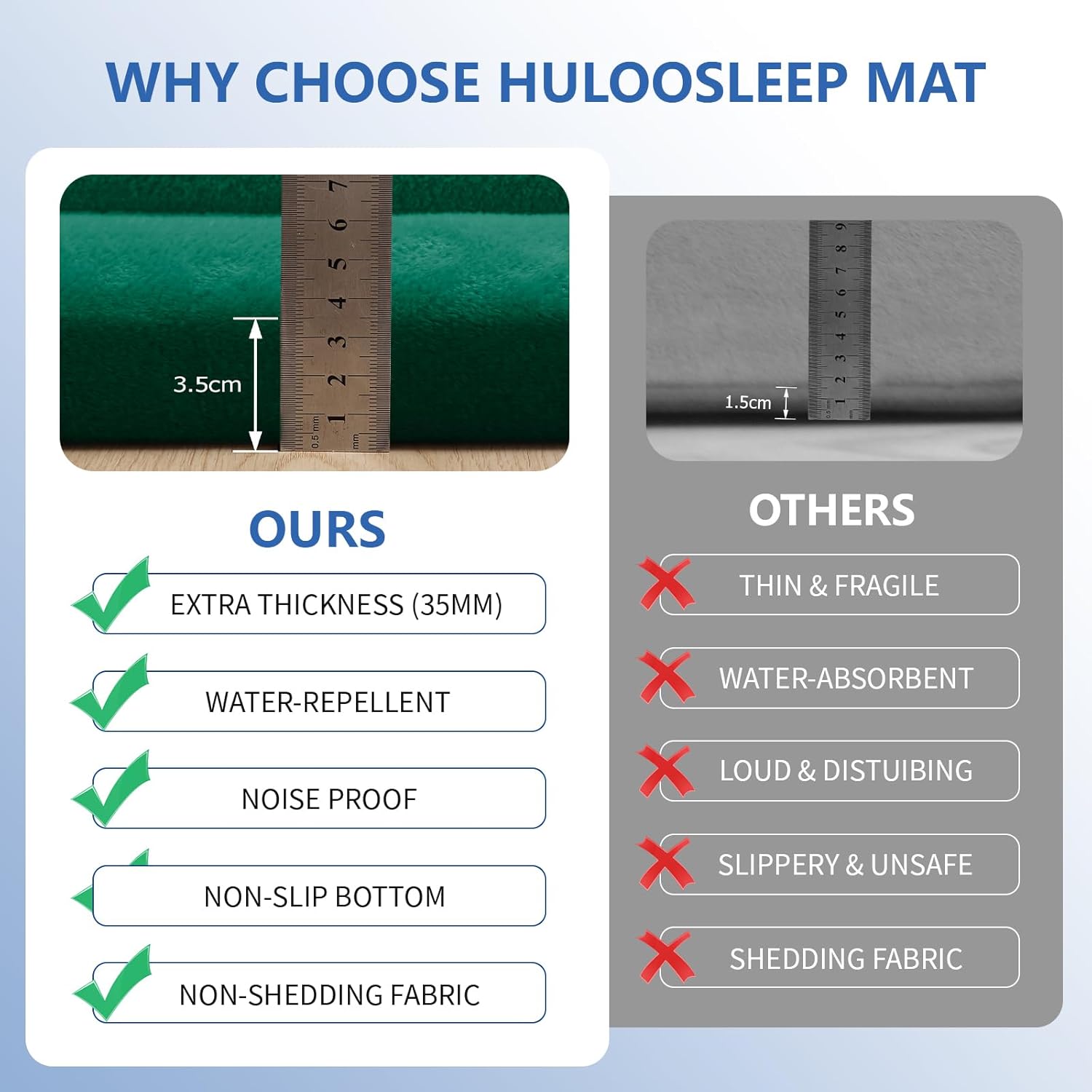 Baby Play Mat for Floor,1.3" Thick Elasti-Foam 74×50 Playpen Mat for Toddlers Infant kids,Water-Repellent Soft Coral Velvet for Tummy Time, Non-Slip Backing for Crawling,Tatami Style(Dark Green)