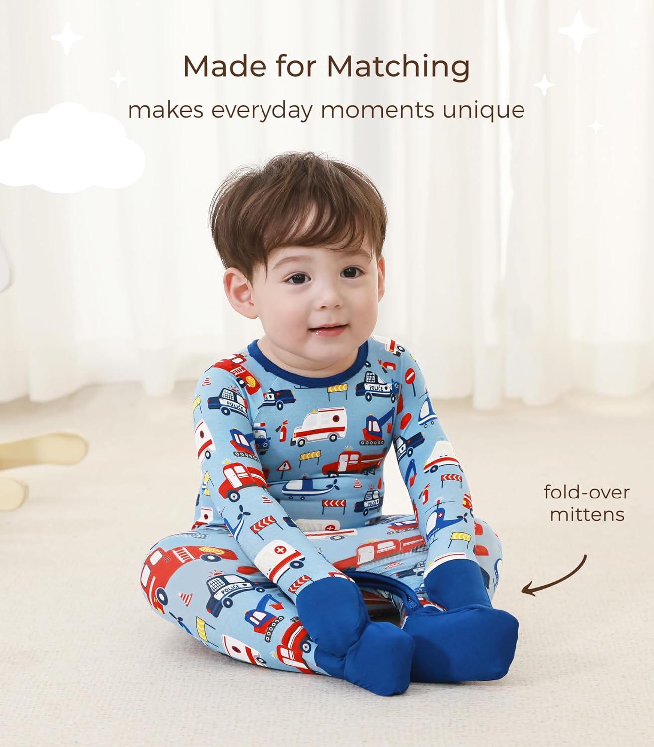 Baby Boys Girls Romper Long Sleeve Jumpsuits Infant Unisex One-Piece Bamboo Viscose Zipper Mitten Rompers