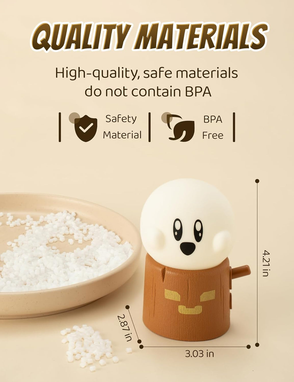 Cute Ghost Night Light, Two Modes Warm Yellow Light and Candlelight, Night Light for Kids,Cute Decoration,Kids Lamp,Living Room, Bedroom, Camping, Gifts for Children Christmas, Halloween