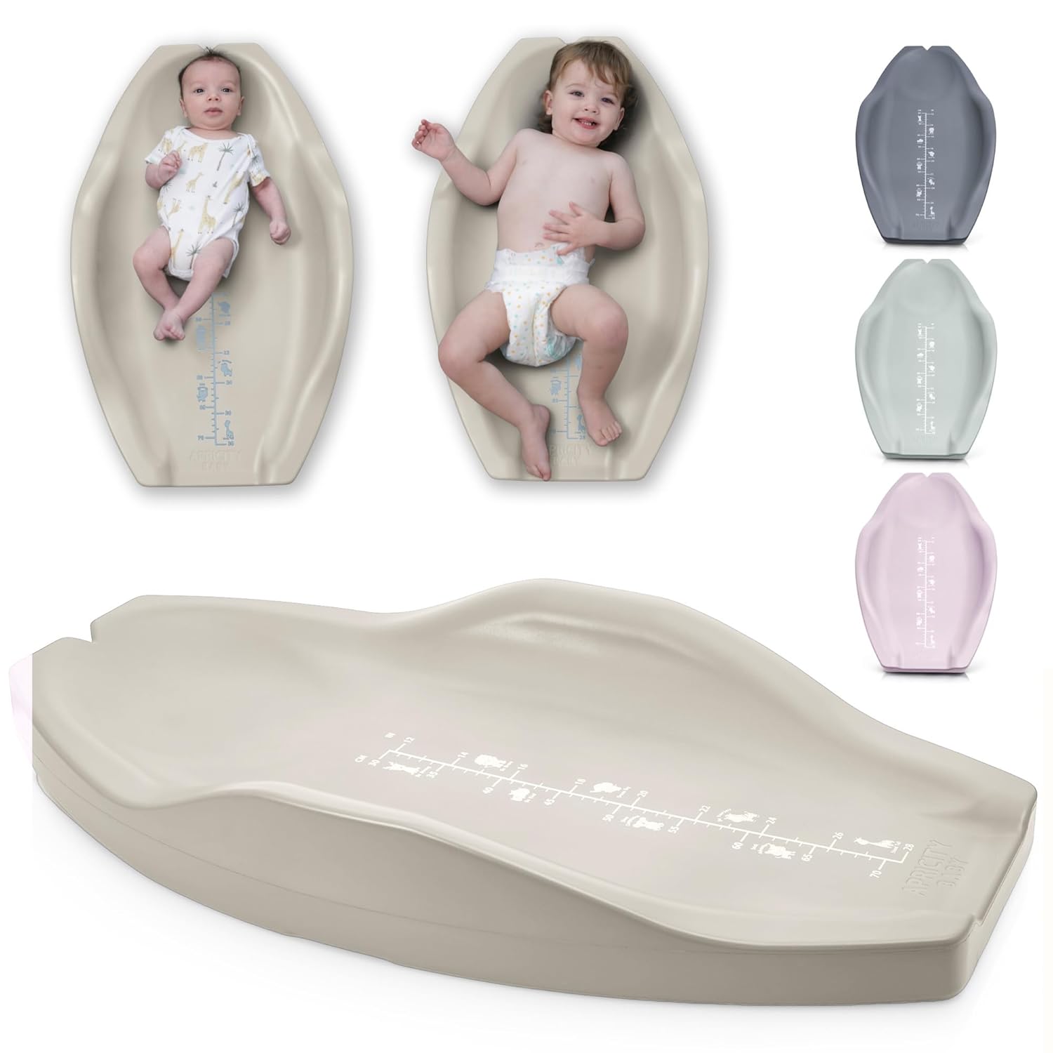 Apricity Baby Changing Pod- Beige -Waterproof Non-Slip Changing Pad Easy-to-Clean Diaper Changing Station for Dresser Tops Large Portable Wipeable Changing Pad for Newborns to Toddlers Diaper Changer