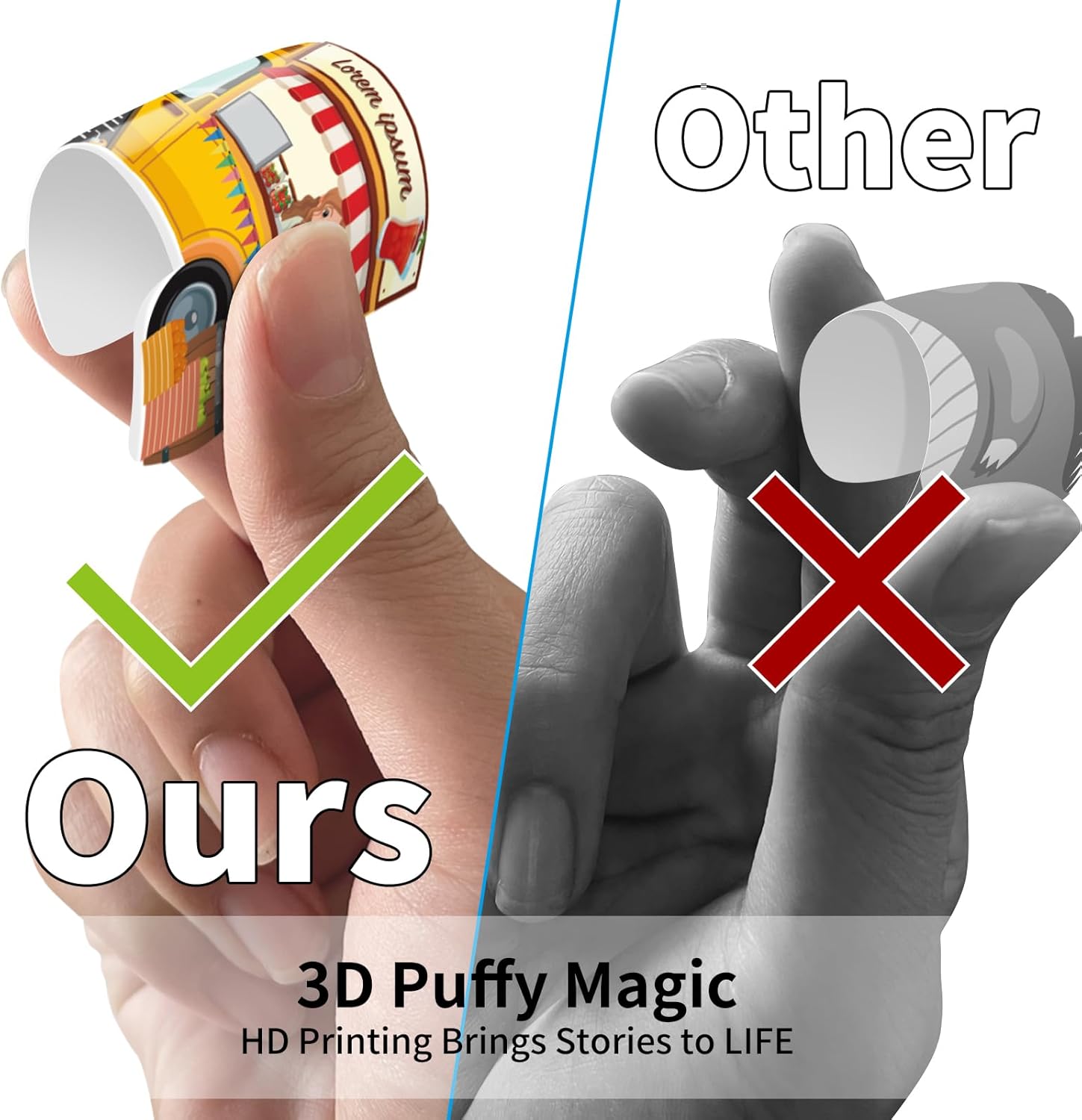 12 Set Reusable Sticker Books for Toddlers 2-4 1-3, Kids 3D Puffy Sticker Activity Books, Birthday Party Favors Goodie Bags Stuffer