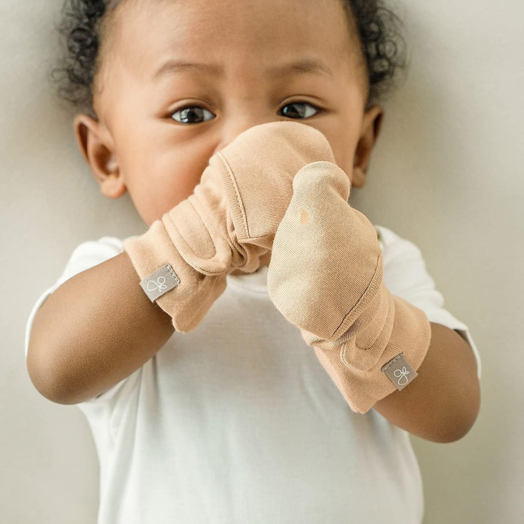 goumikids Viscose Made from Bamboo Cotton Anti-Scratch Soft Stay-On Mitts