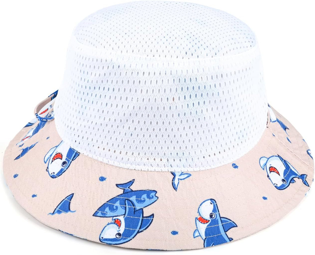 Kids Toddler Baby Boy Sun Hat Summer Bucket Hats with UPF 50+ UV Sun Protective