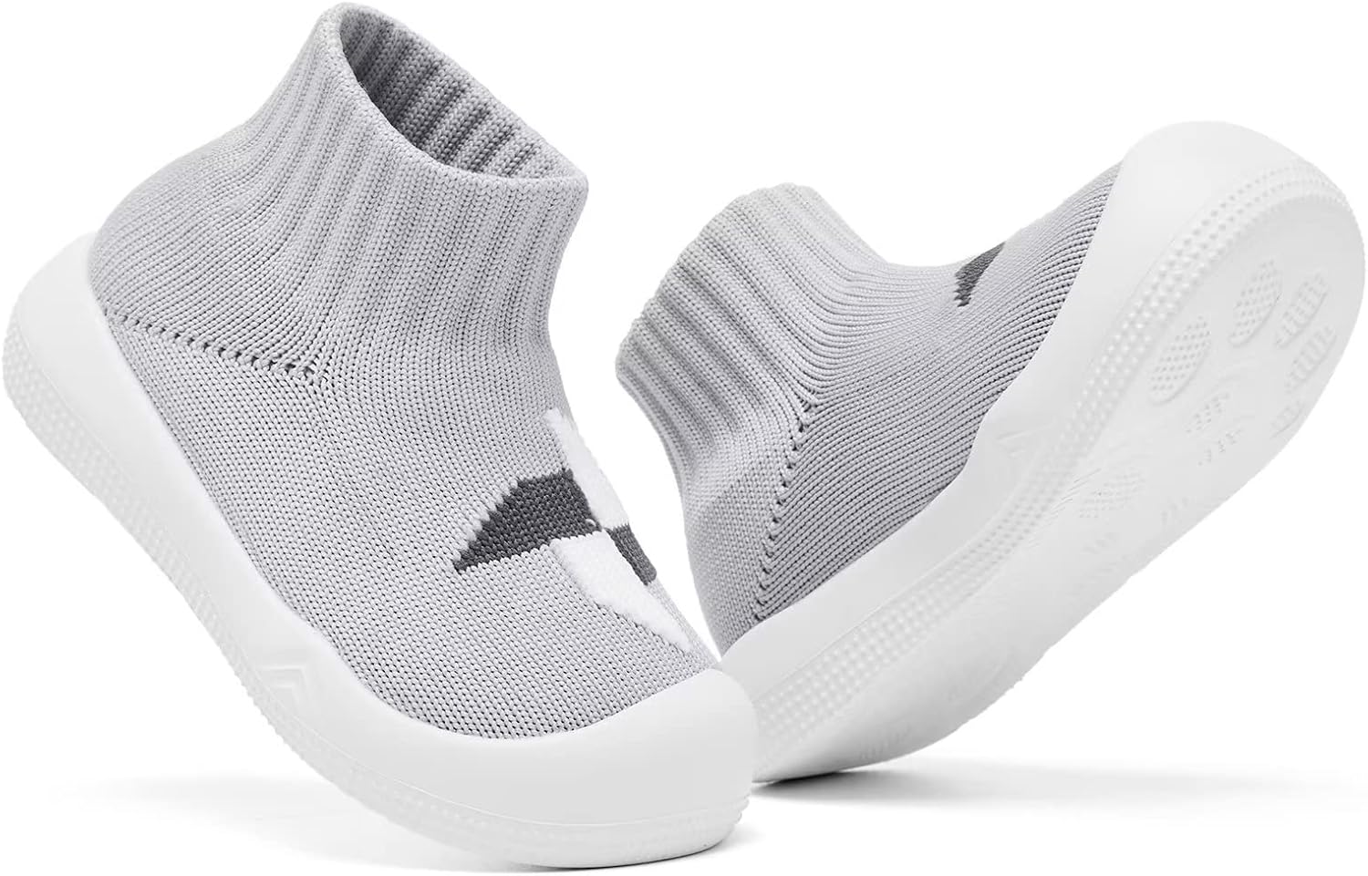 Eashi Baby Boy Girl Non-Skid Indoor Infant Walking Shoes Breathable Warm Elastic Sock Shoes with Memory Sole Protect Toes Outdoor Sneakers