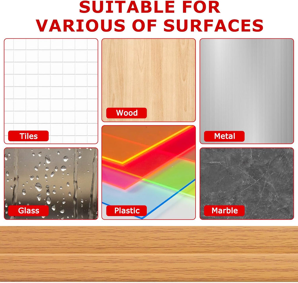 Flexible Wall Corner Protector Moulding Trim Peel and Stick Wall Corner Guards Edge Protector Self Adhesive Molding Trim Strip for Edge Ceiling (Light Brown Wood Grain, 1.6 in x 10 Ft)