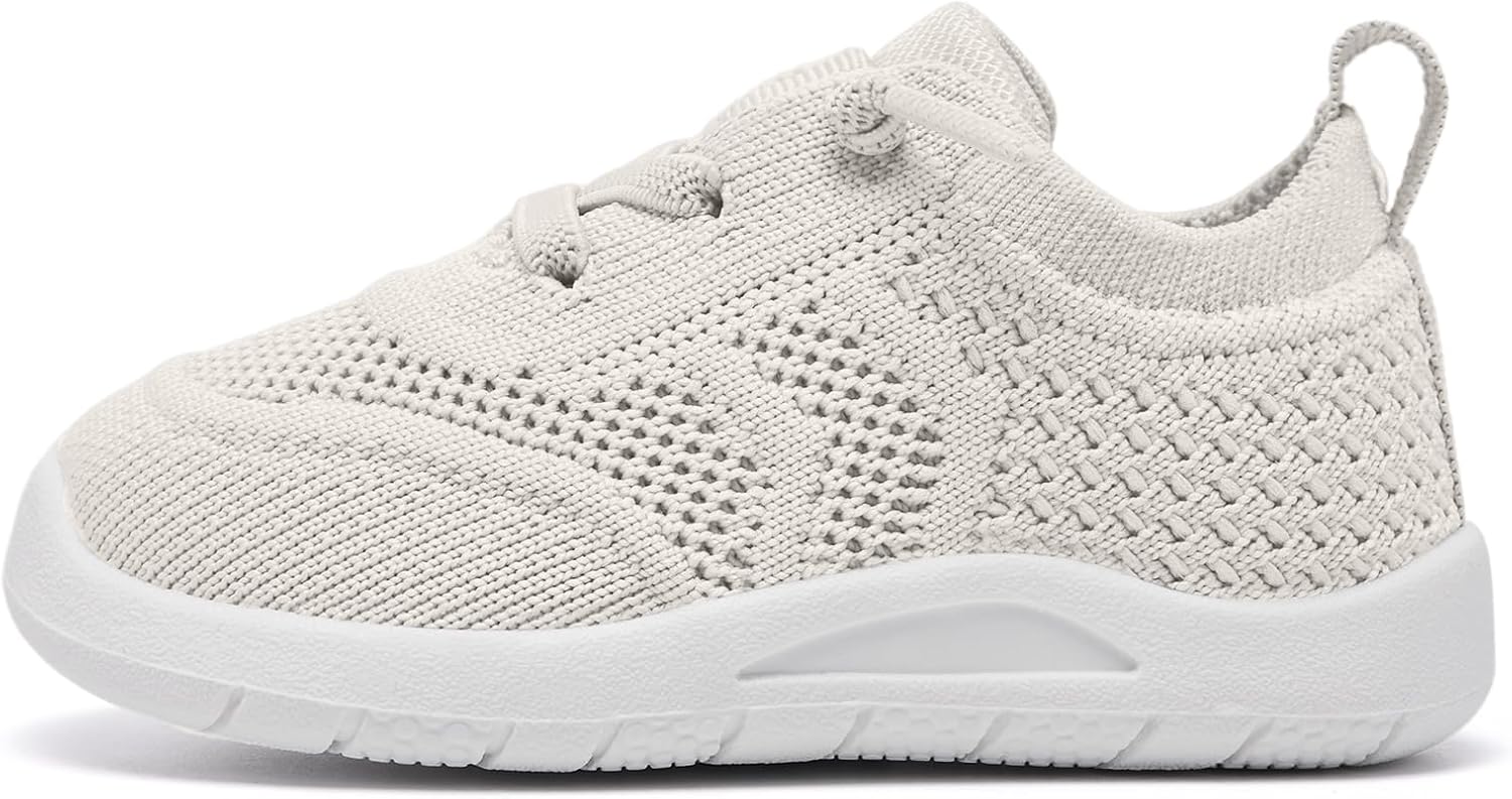 MORENDL Toddler Shoes Baby Walking Sock Shoes Infant Sneakers 0-4 Years Boy Girl Barefoot Tennis Shoe Non-Slip Brethable