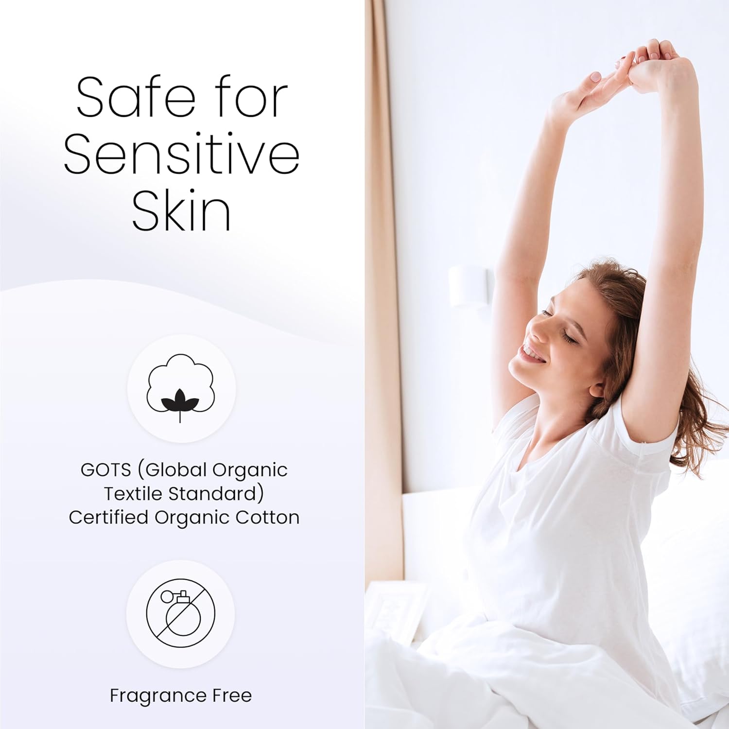 Earth Connected Fitted Grounding Sheets - Twin Size, 94% Organic Cotton 6% Pure Silver Fiber, Pain Relief. Gray (75"x 39"x 15")