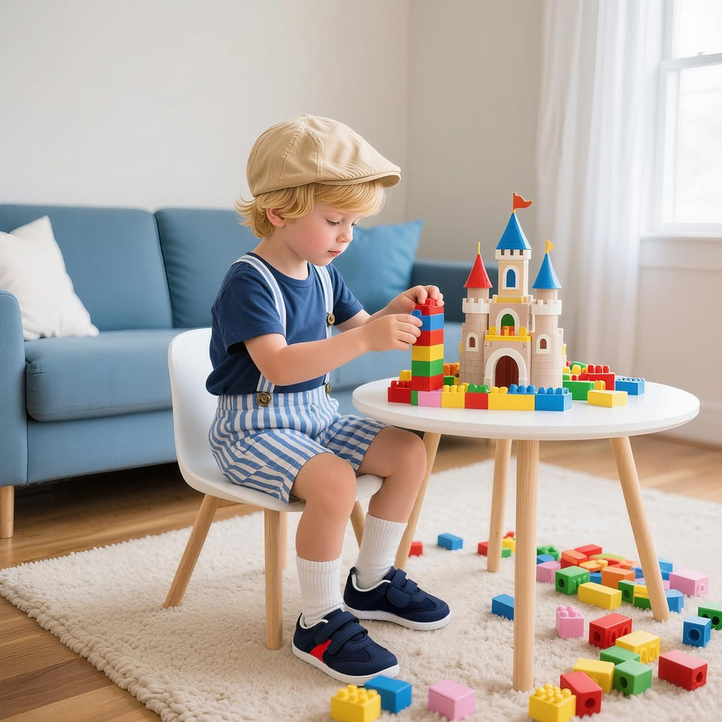 Toddler Wide Toe Box Barefoot Shoes Boys Girls Sneakers Zero Drop Kid Tennis Running Shoes Lightweight Non-Slip Comfortable Infant First Walking Shoe Outdoor Activities School