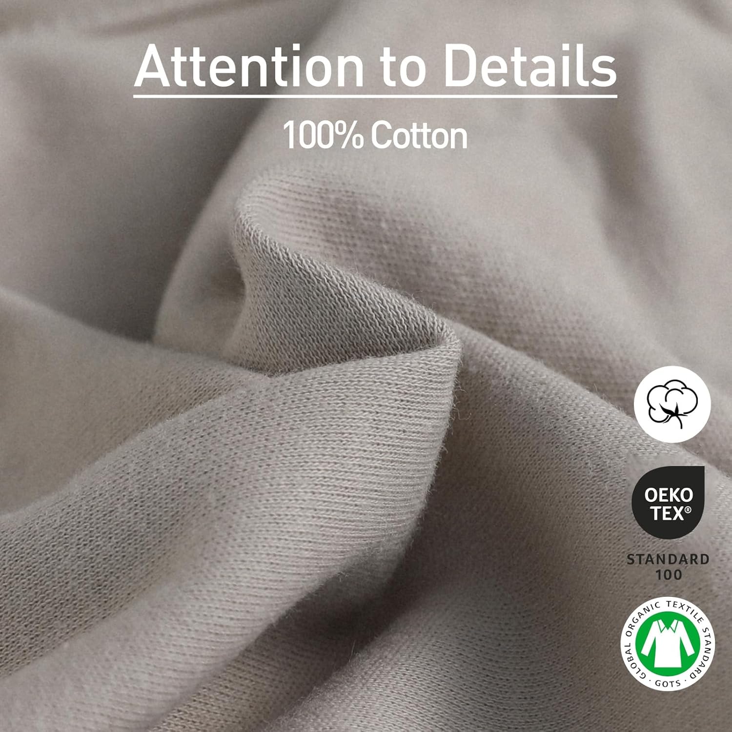 GLLQUEN BABY Organic Swaddle Sleep Sacks for Newborn - Baby Swaddles 0-3 Months, 3-Pack Newborn Swaddling Sack, Gray Stripe & Animal World, Baby Swaddle Blanket Wrap (Small/Medium)