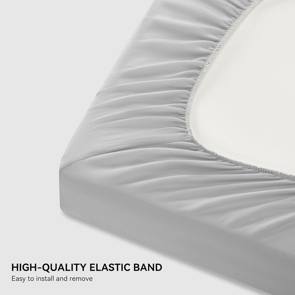 TILLYOU Changing Pad Cover Set in Soft Jersey Material - Fits 32"/34''x16 Contoured Pad for Babies, Lion's Paradise and Grey