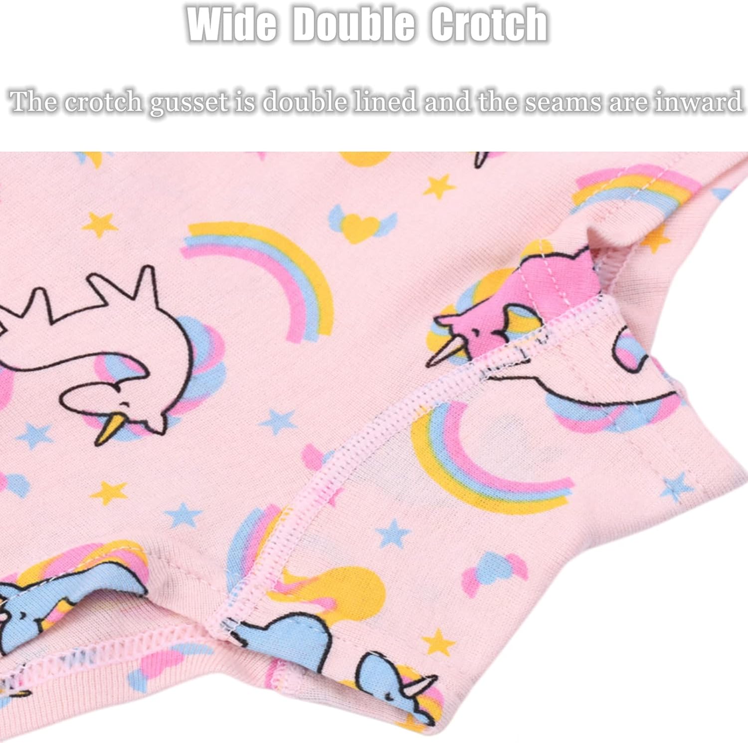 Cczmfeas Girls Hipster Cotton Underwear Boyshort Panties 6 Pack