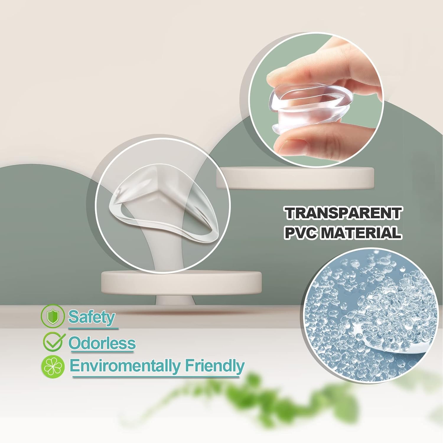 8 Pack Corner Guards Clear Corner Protectors for Furniture Baby Proof Corner & Edges Cover Bumper Stop Child Head Injuries Tables, Furniture & Sharp Corners