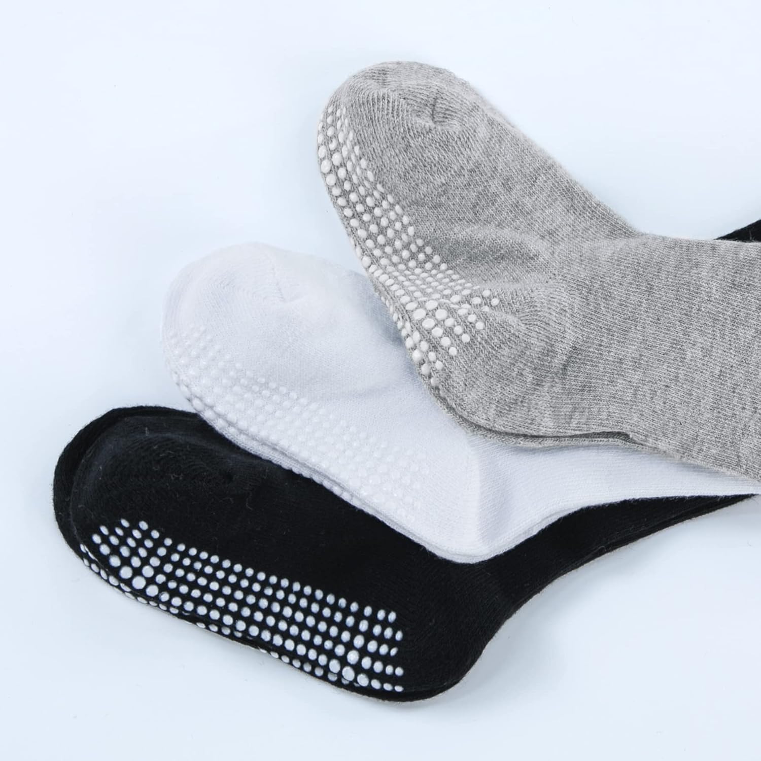 Zando Baby Girls Tights Cozy Cotton Infant Non Slip Grip Leggings Toddler Solid Knit Pantyhose Warm Newborn Stockings