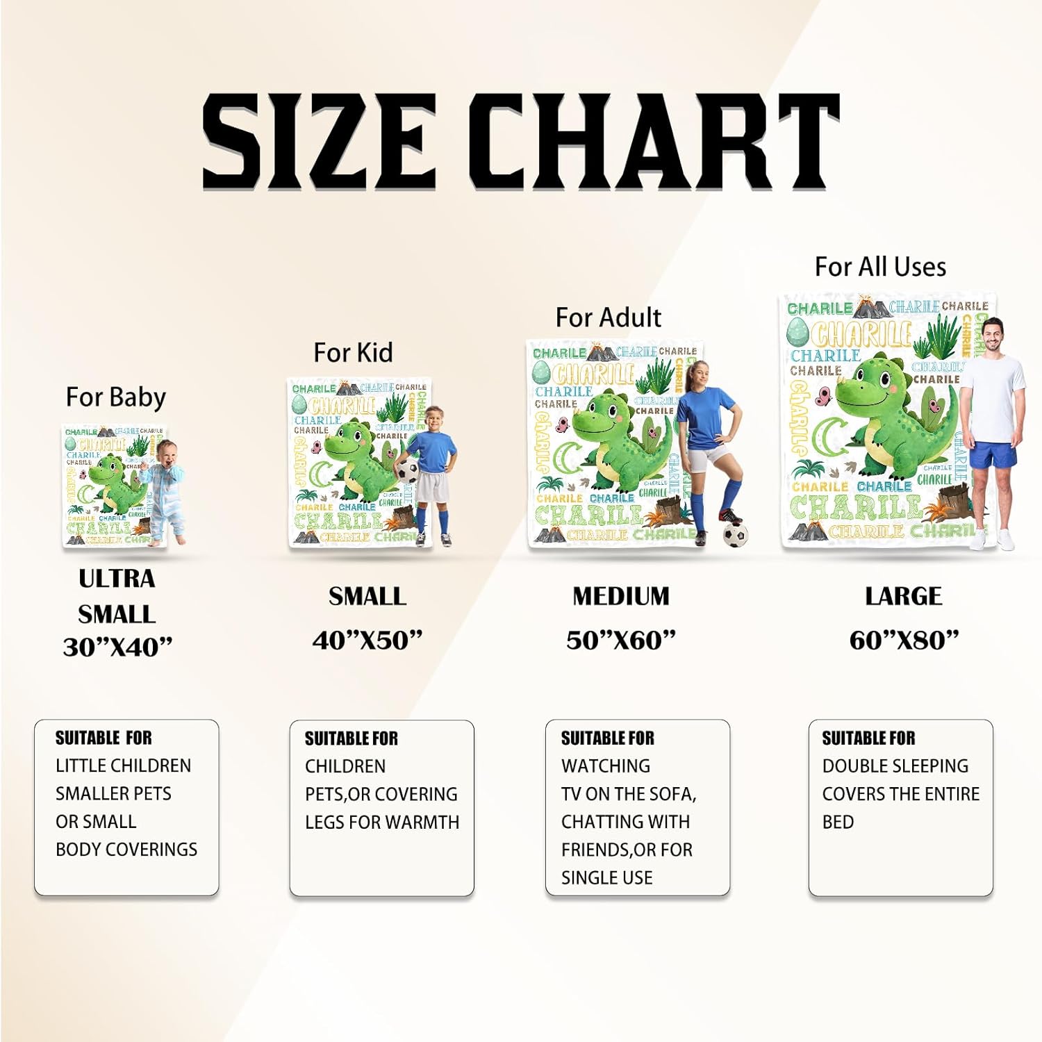 Ship Next Day, Personalized Baby Blankets - Printed in USA, Custom Name Blanket, Baby Blanket with Name, Ultra-Soft Cozy Fleece Blankets, Gifts for Baby Newborn Toddlers Boys & Girls Kids