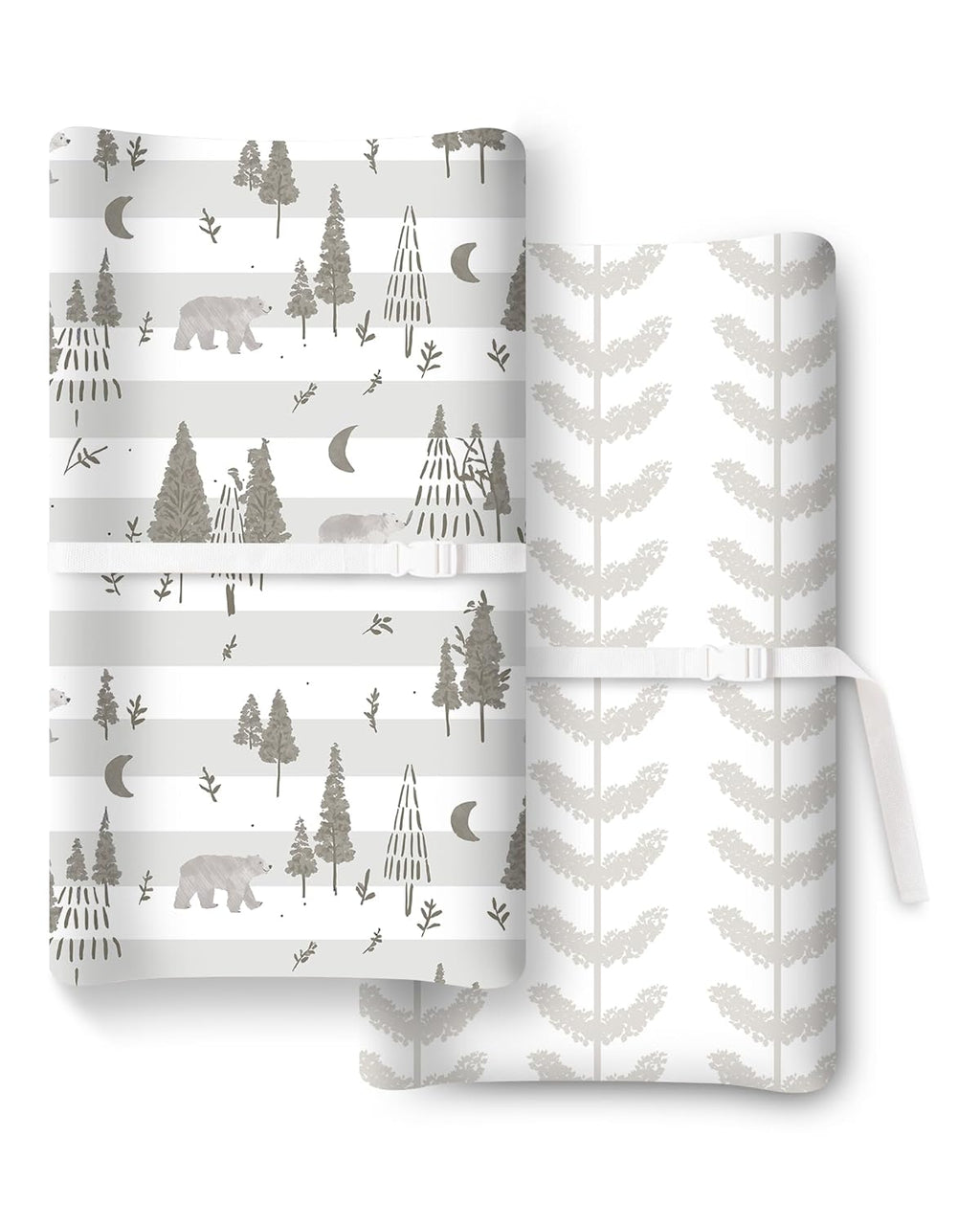 Extra Stretchy Changing Pad Cover, Ultra Soft Premium Jersey Knit Changing Pad Sheets, Unisex for Boys Girls, Fits All Standard Changing Tables/Dresser Tops - 2 Pack