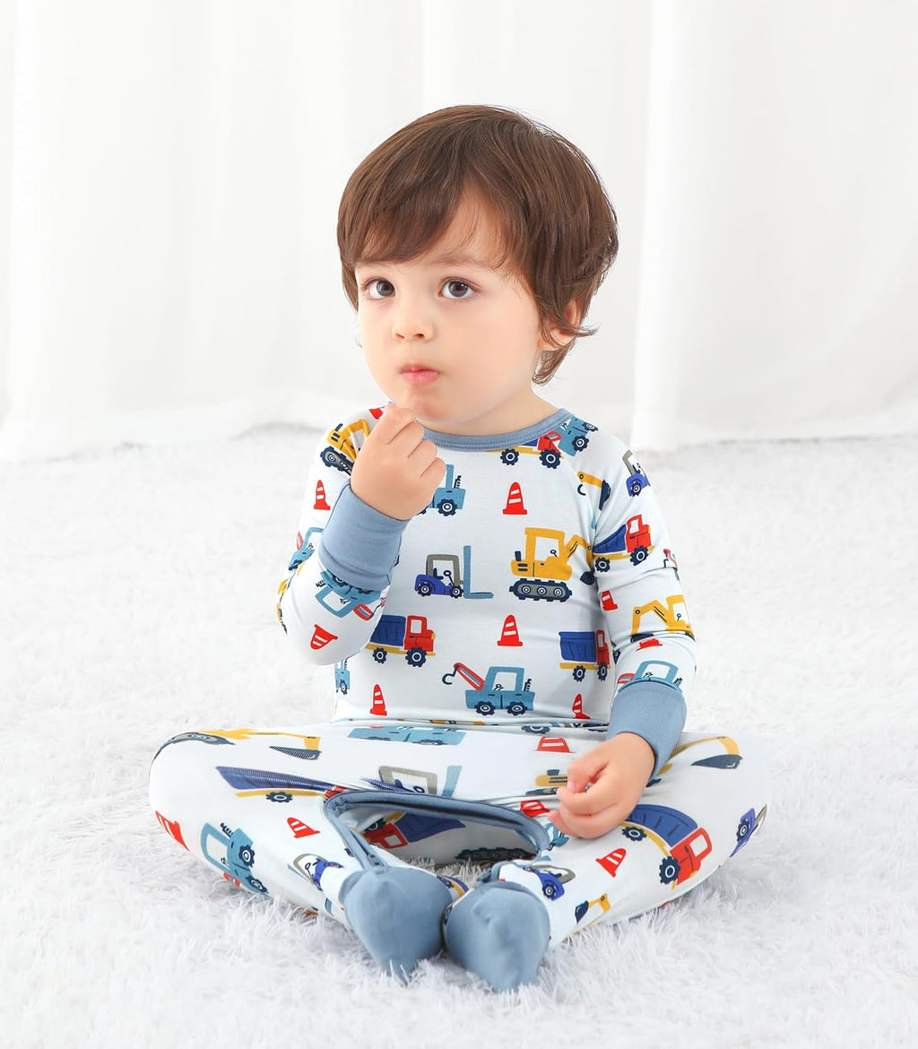 Baby Boys Girls Romper Long Sleeve Jumpsuits Infant Unisex One-Piece Bamboo Viscose Zipper Mitten Rompers