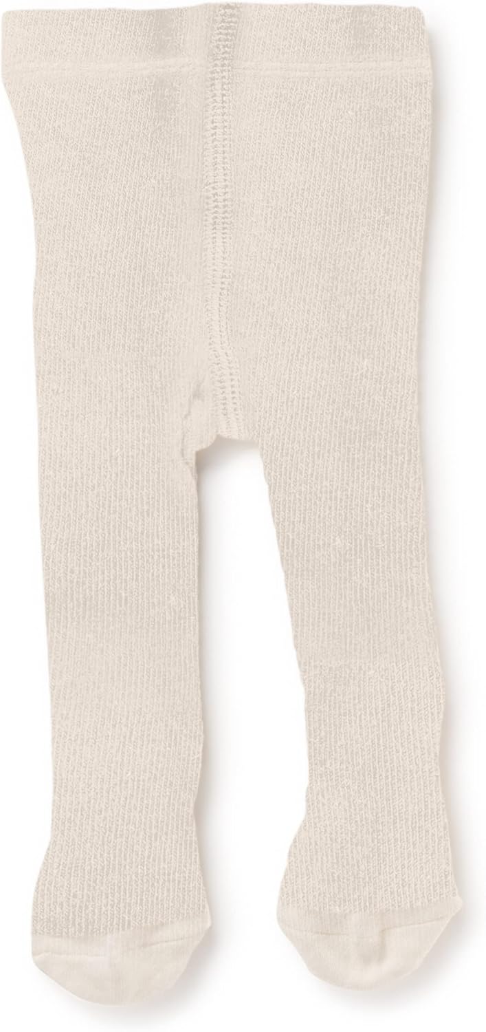 Silky Toes Luxurious Cotton Tights for Baby Girls 1 Pk Cable Knit Winter Footed Leggings