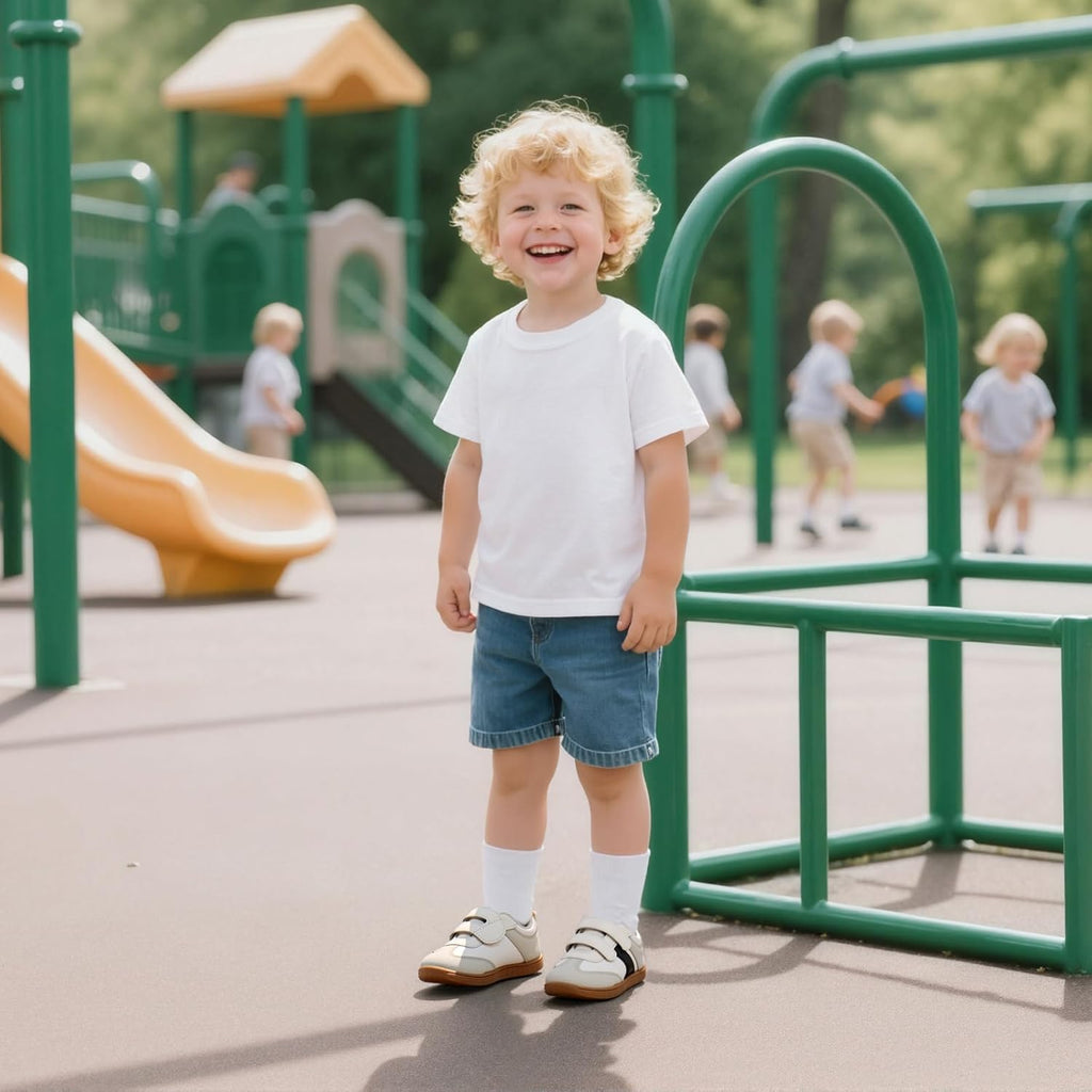 Toddler Wide Toe Box Barefoot Shoes Boys Girls Sneakers Zero Drop Kid Tennis Running Shoes Lightweight Non-Slip Comfortable Infant First Walking Shoe Outdoor Activities School