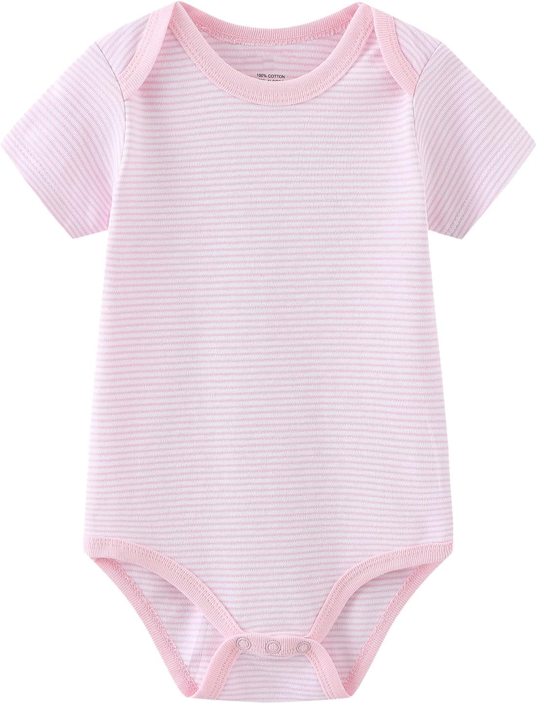 Baby Bodysuit and Pant Set 10-pcs Cotton Soft Newborn Boy Girl Clothes Outfits