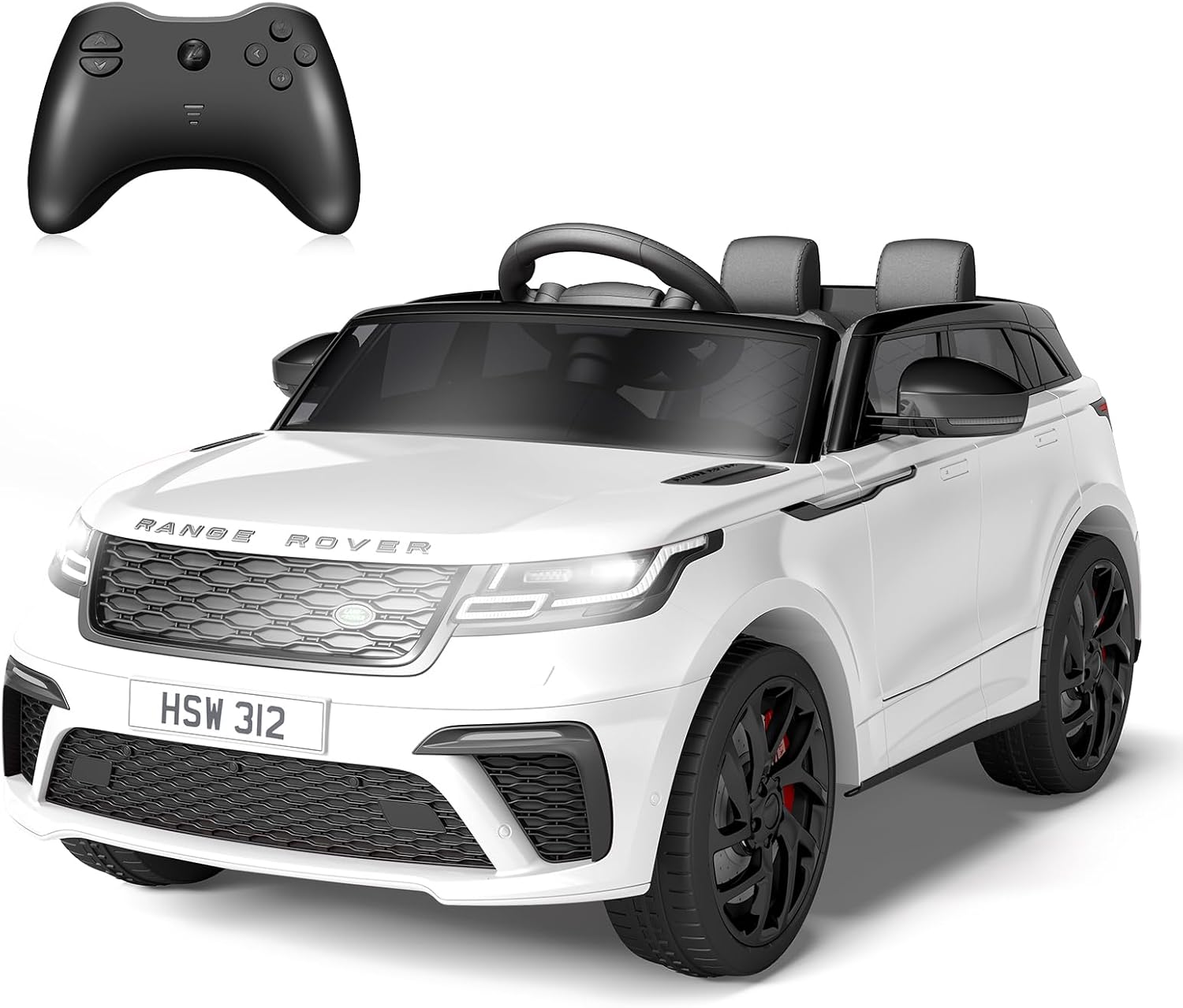 Kids Ride On Car with Remote, Licensed Land Rover Electric Car, Ride On Toys for Kids 3-8 with Mp3 Player, Rocking, Pull Rod