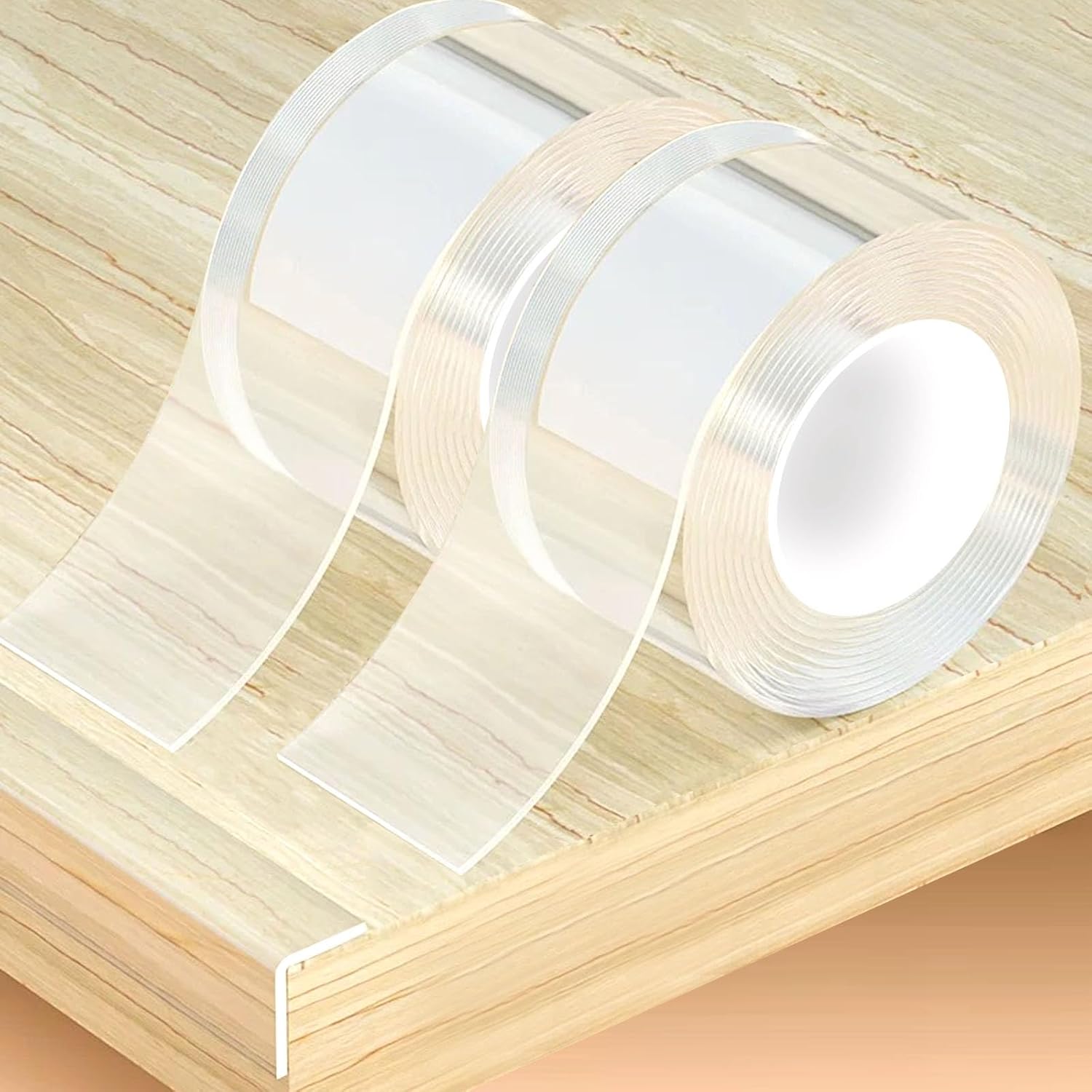 Clear Soft Corner Protectors for Furniture Strip,2 in x 13.12 FT x 2 Rolls,Sharp Edge & Table Bumper,Window Edge,Wall Protector, Soft Corner Guards Safe for Proof,Table Corner Protectors in Family