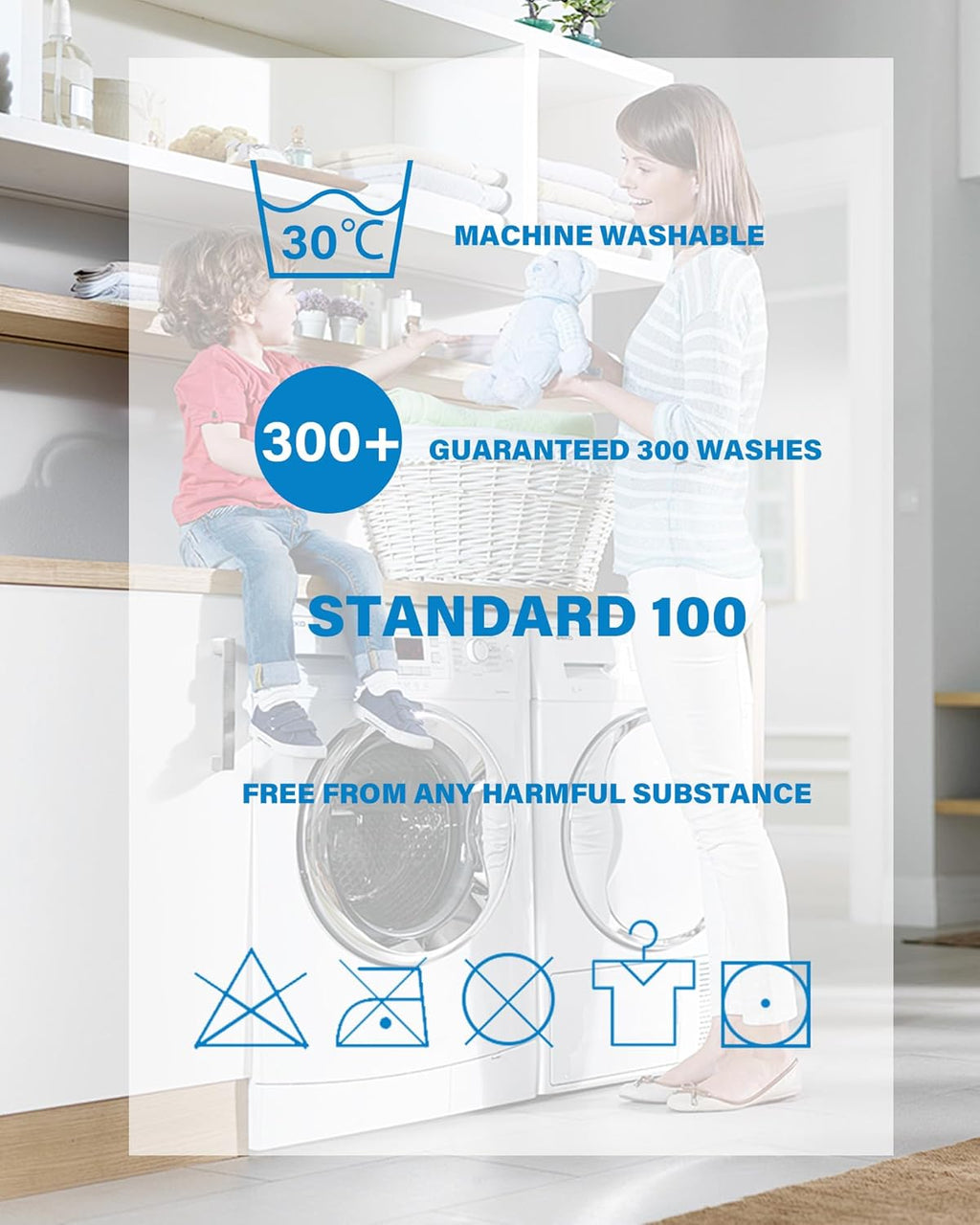 Washable Waterproof Incontinence Bed Pads - 24 x 34 Inch Reusable Underpad Sheet for Chair, Sofa and Mattress Protectors Pack of 3